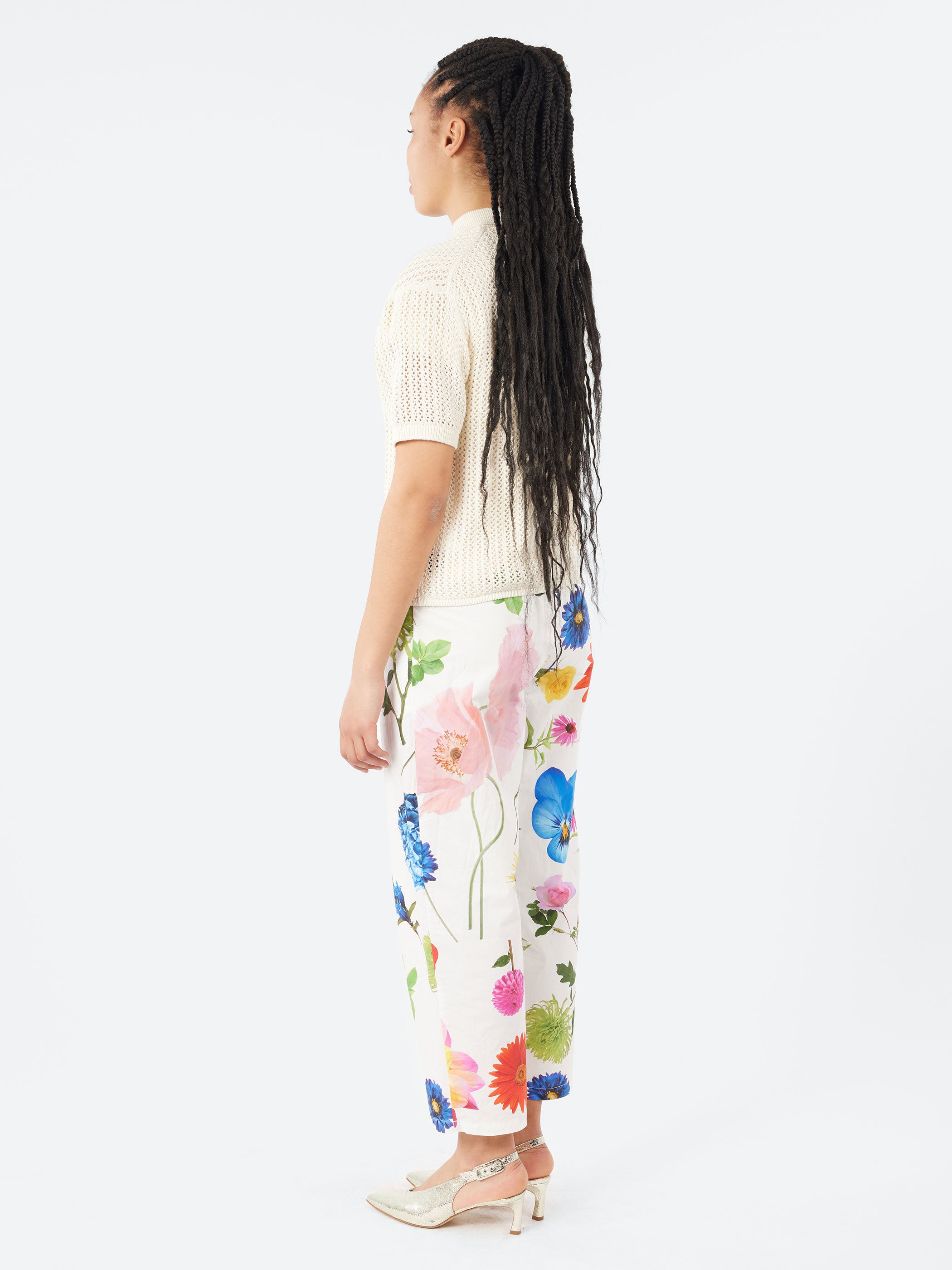 KNIT02 Crochet Knit Shirt