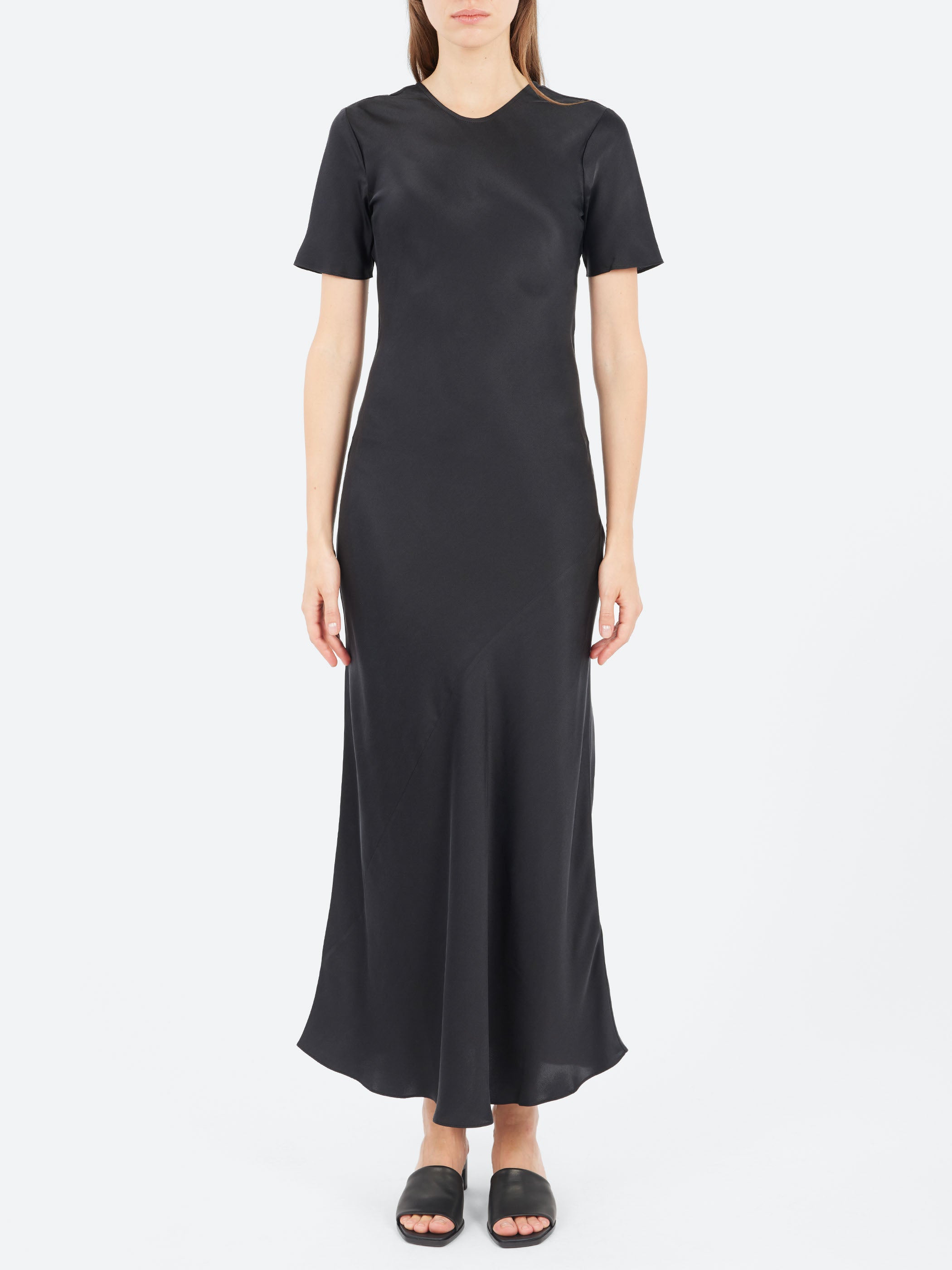 Short Sleeve Bias Dress