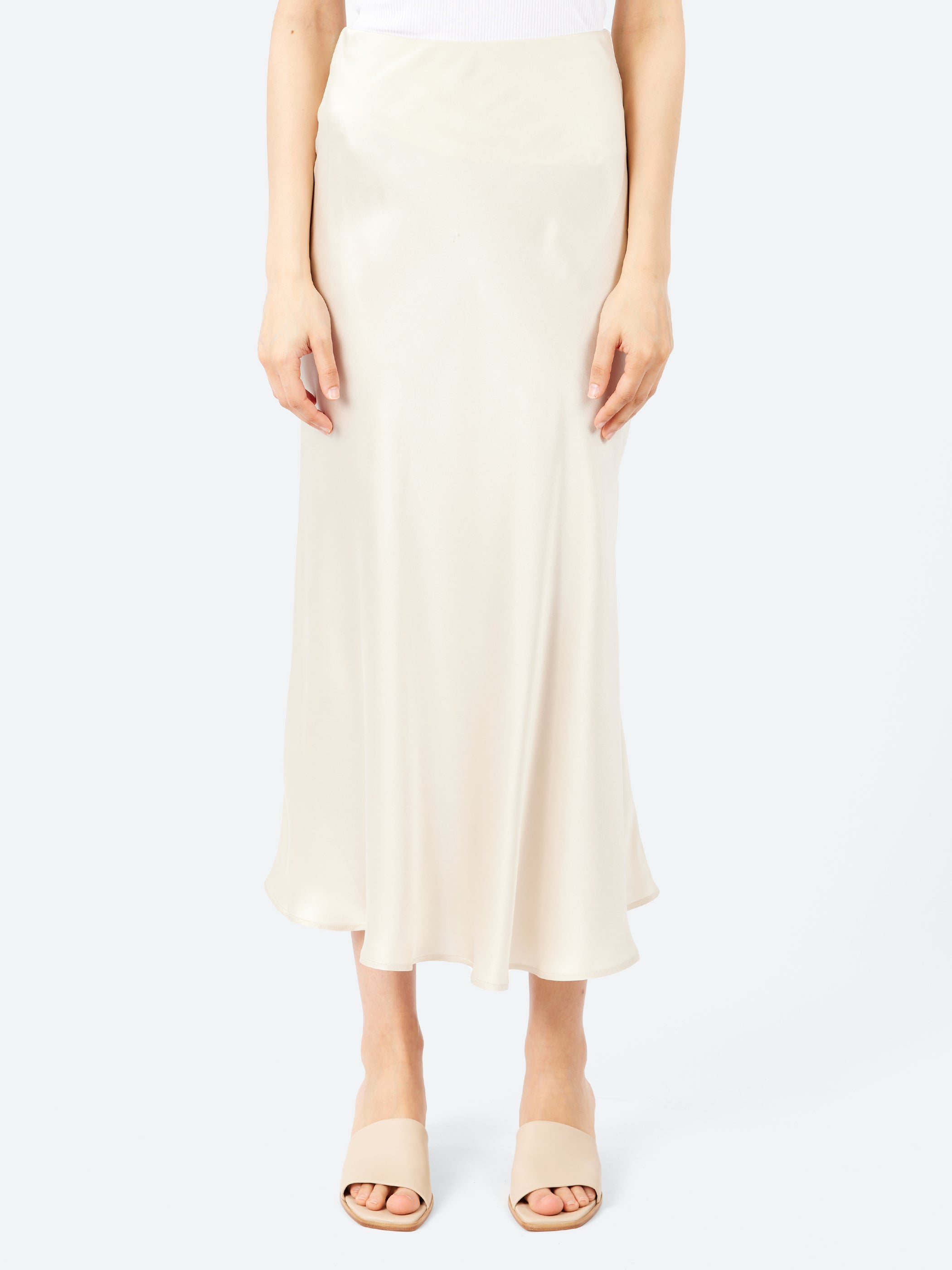 Long Bias Cut Skirt