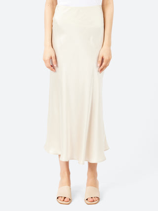 Silk Laundry Long Bias Cut Skirt