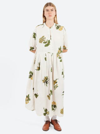 Pas de Calais Summer Botanical Print Dress