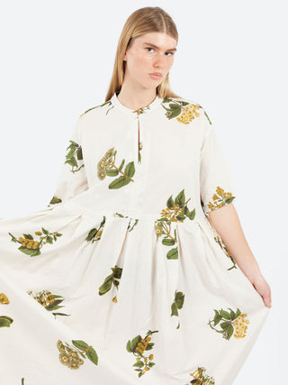 Pas de Calais Summer Botanical Print Dress