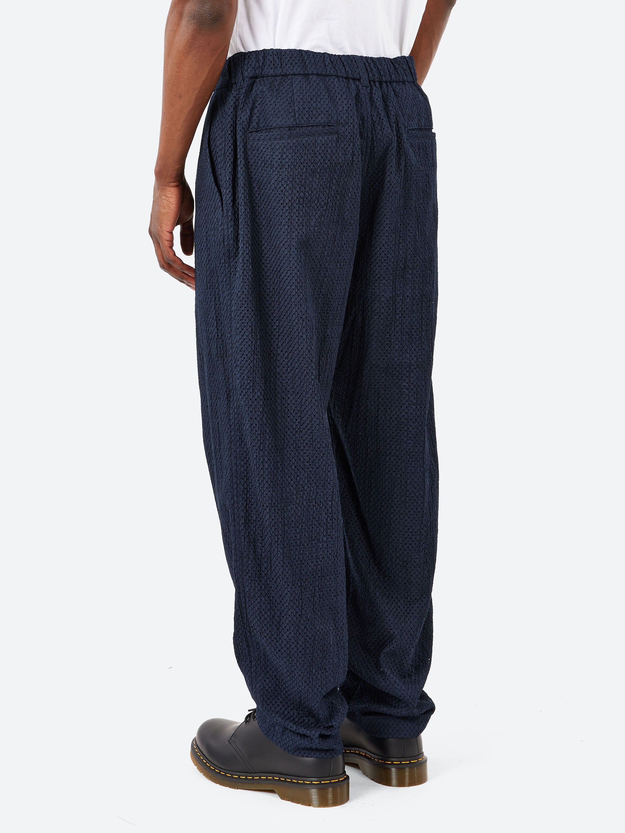 Meyer Lace Tucked Straight Pants