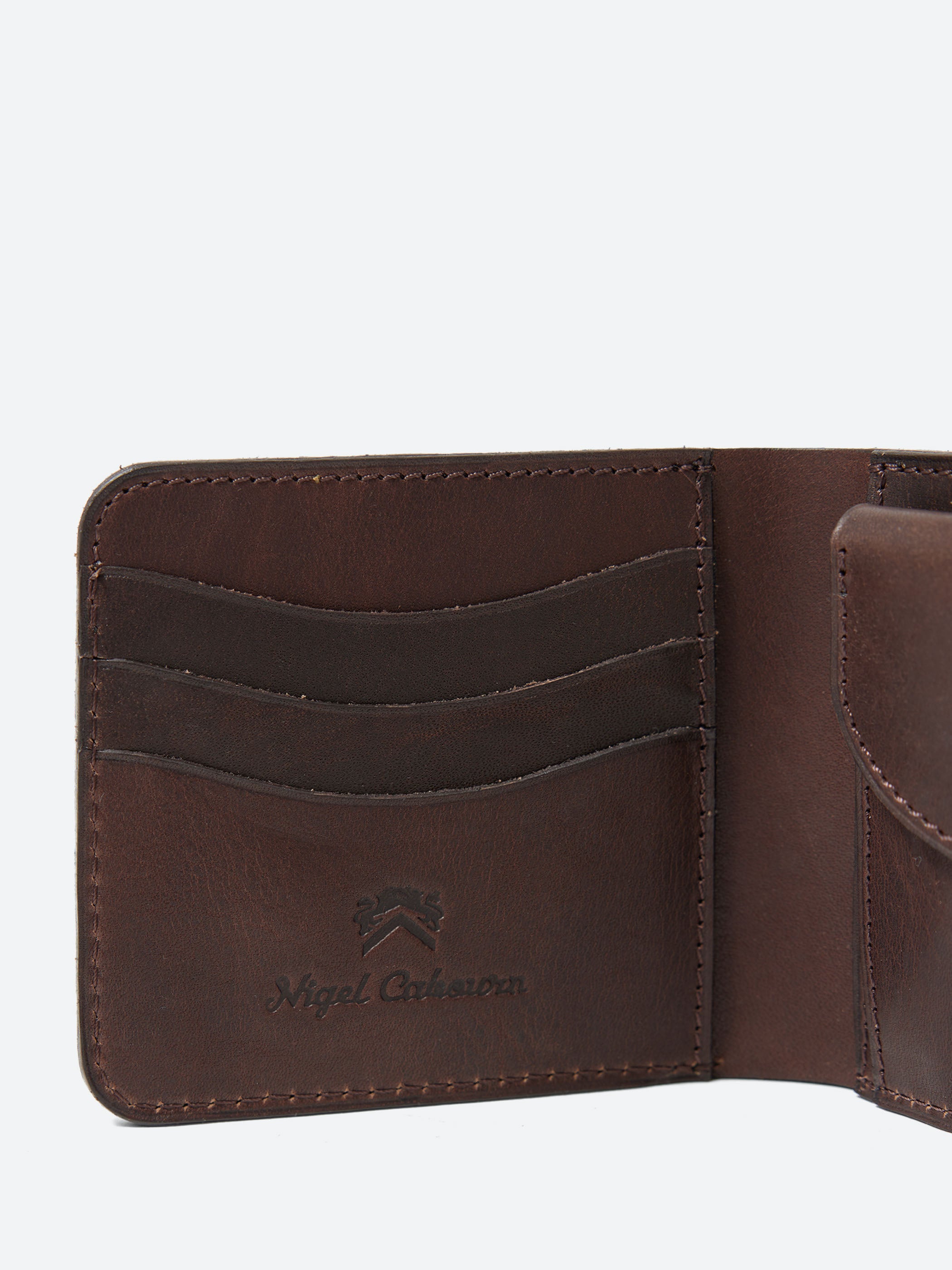 Leather Wallet Peat Label