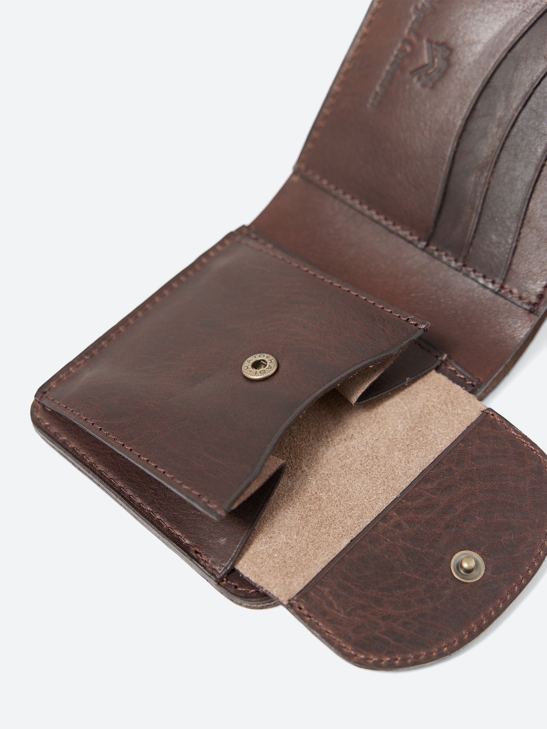 Leather Wallet Peat Label