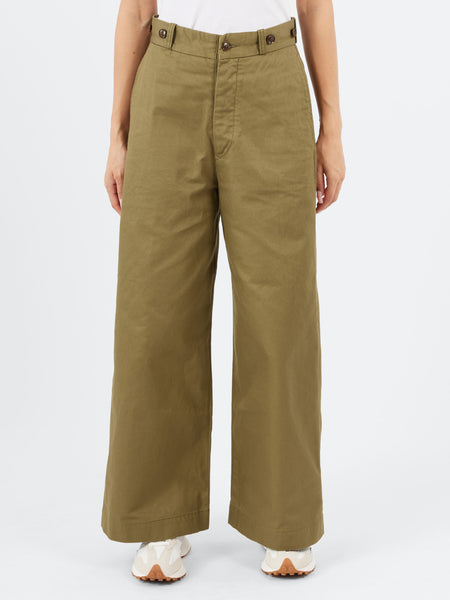 Nigel Cabourn - Wide Chino Pant in Green – gravitypope
