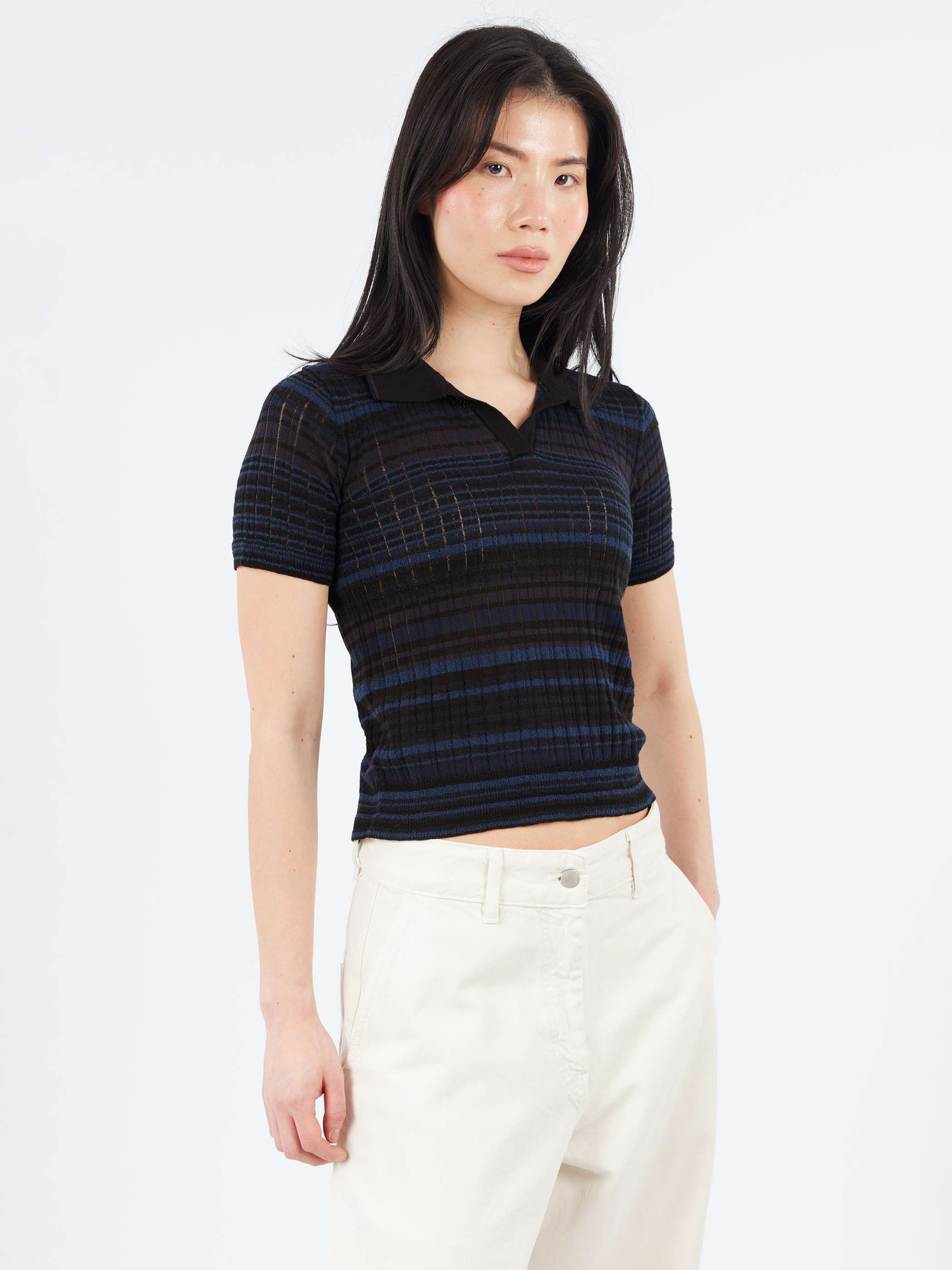 Multi-Striped Polo