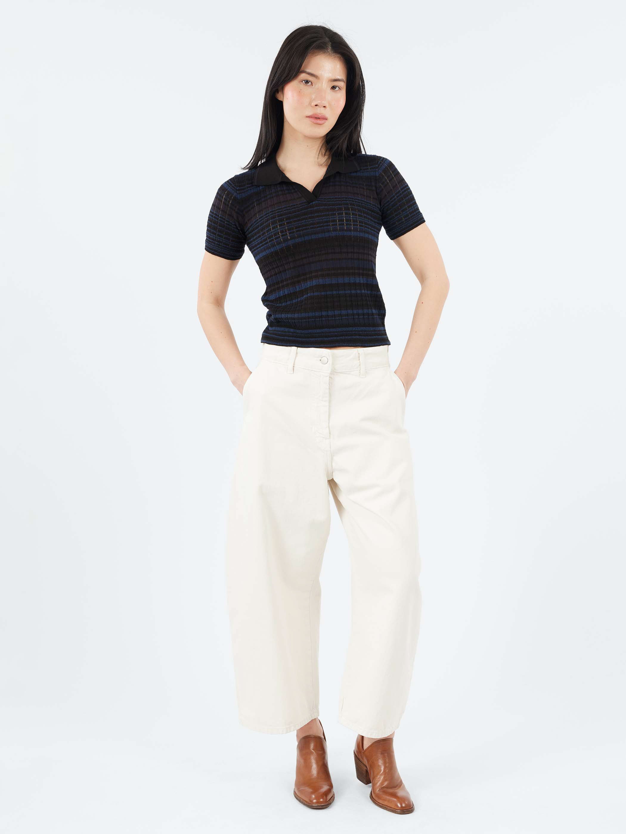 Multi-Striped Polo