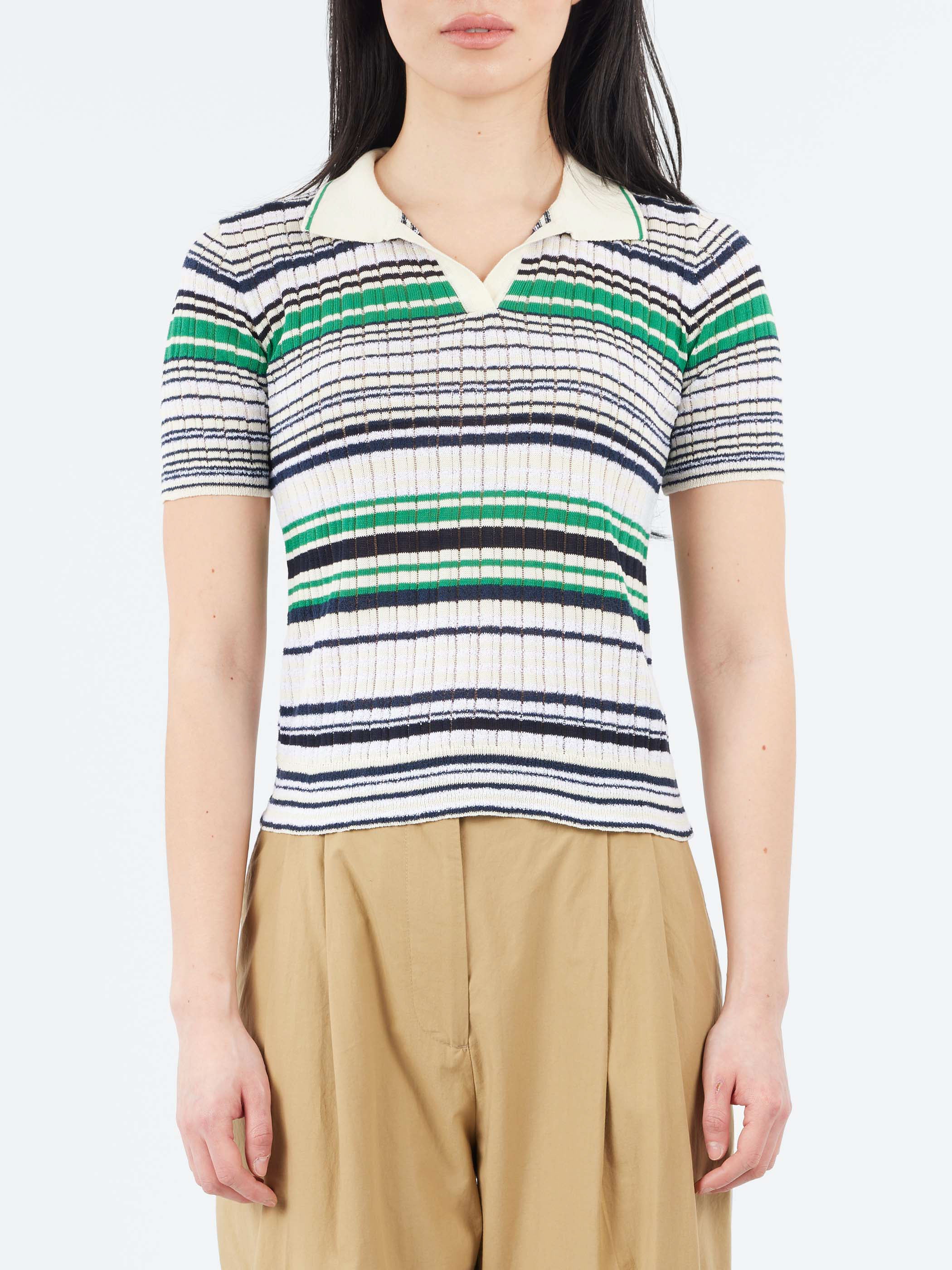 Multi-Striped Polo