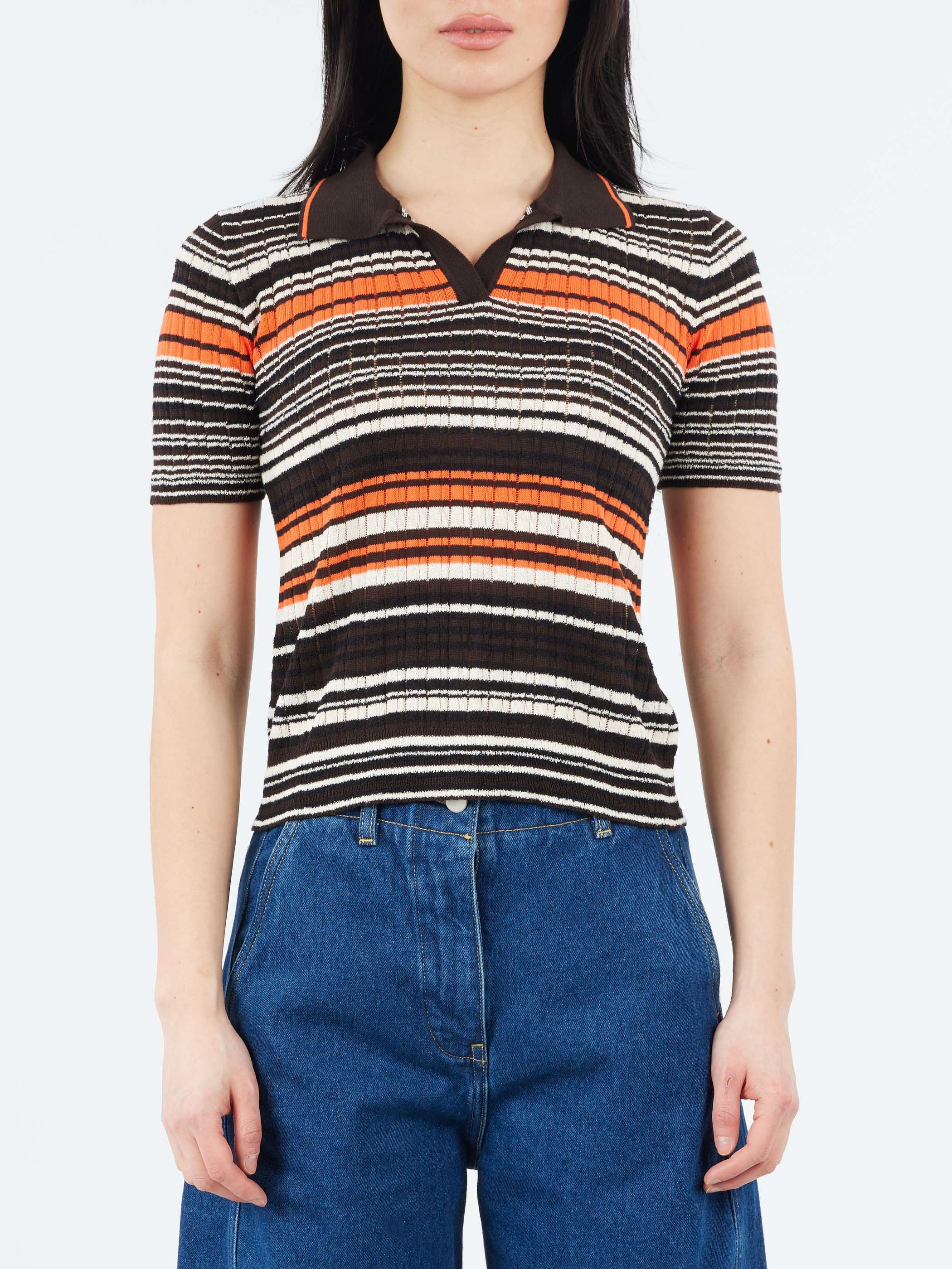 Multi-Striped Polo