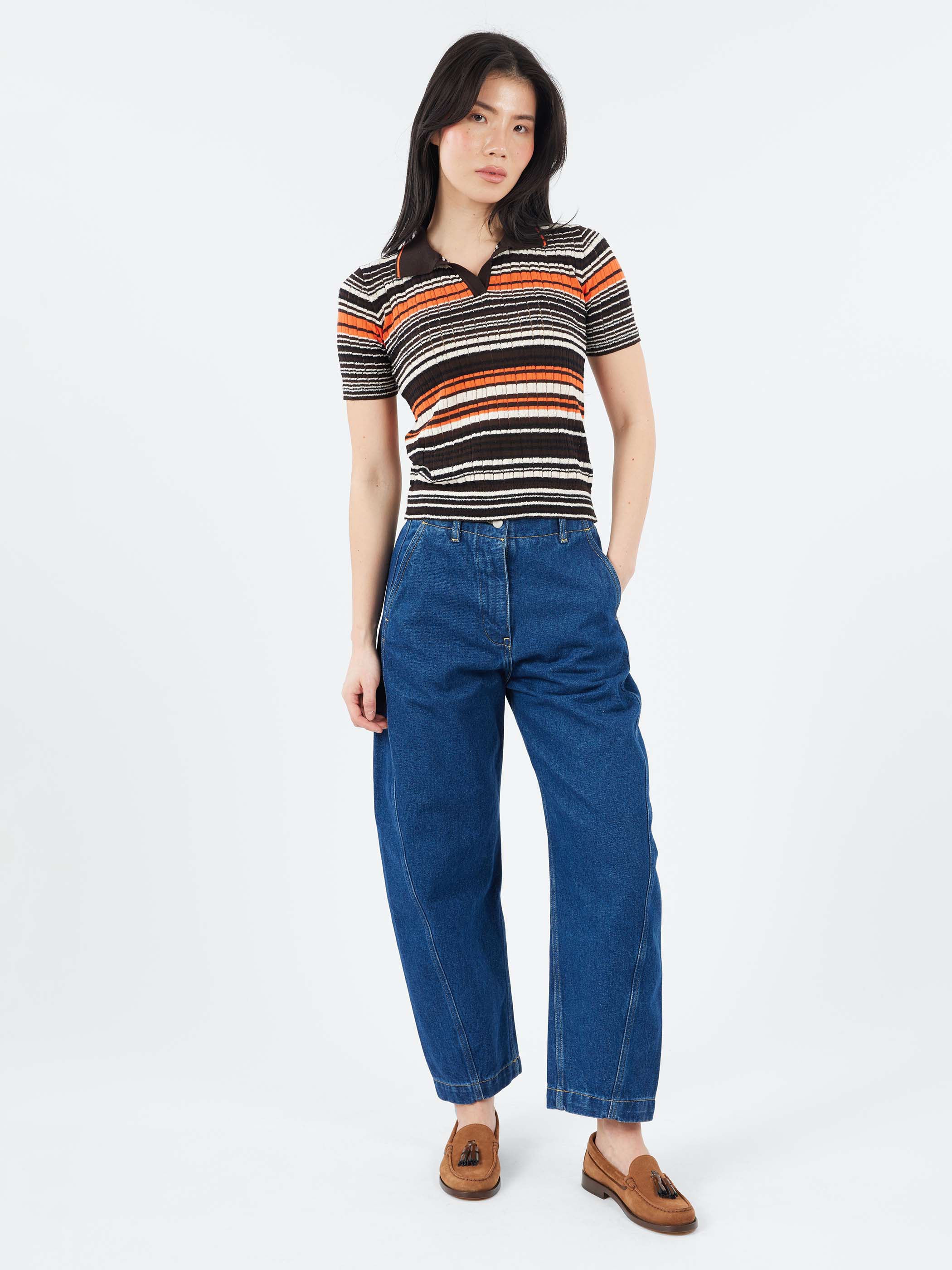 Multi-Striped Polo