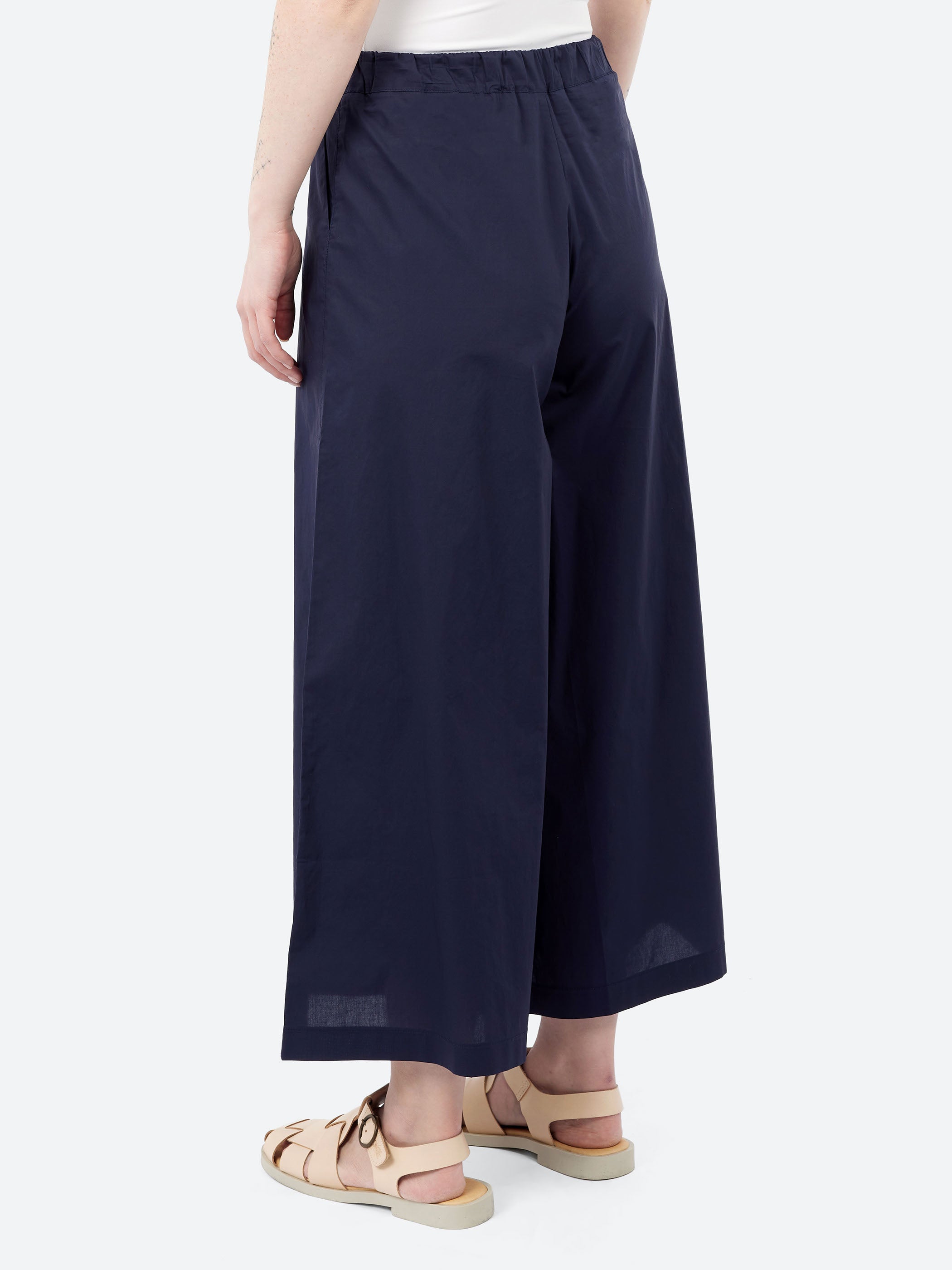 Wide Cropped Trousers
