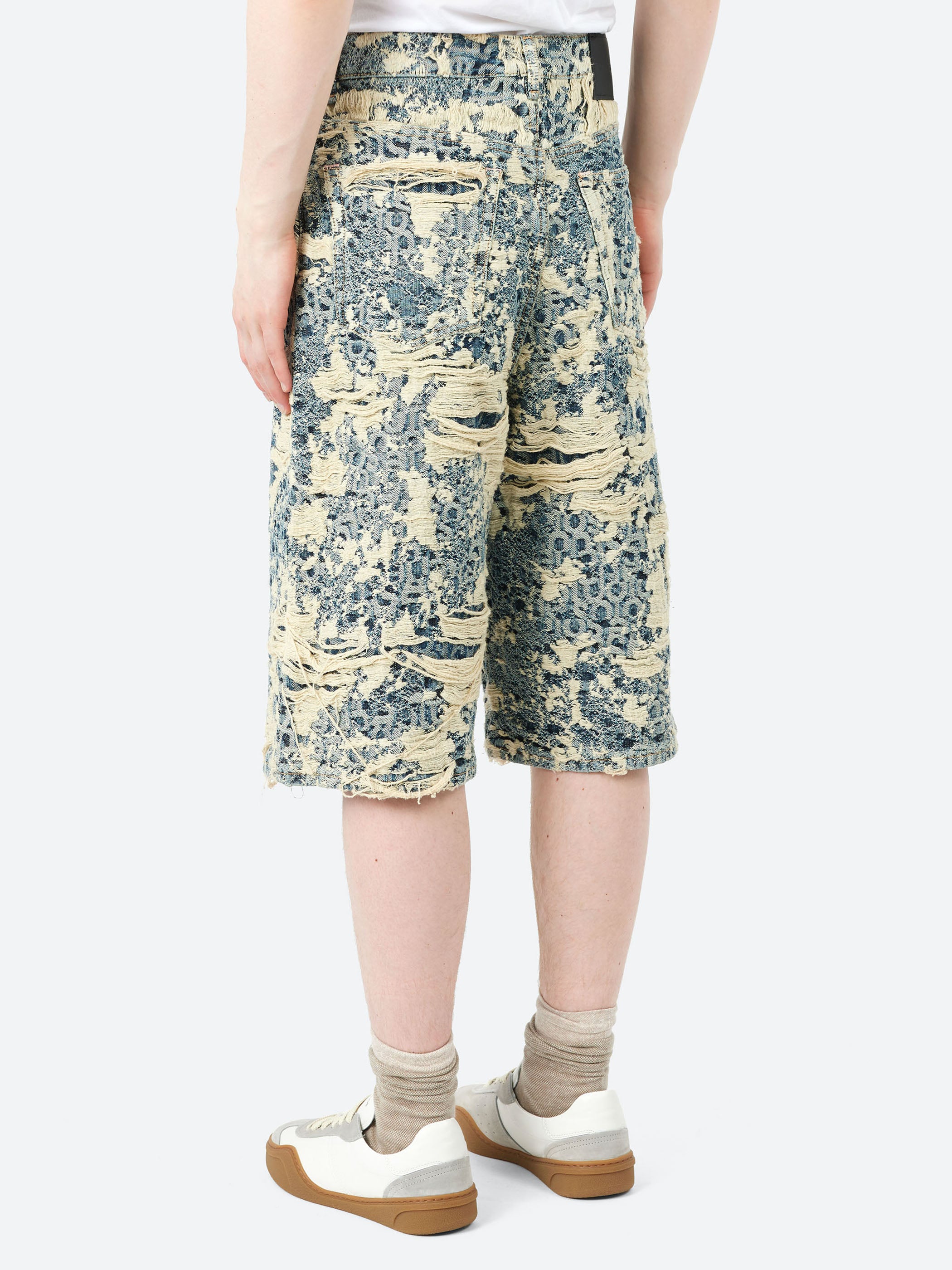 Loose Fit Denim Short