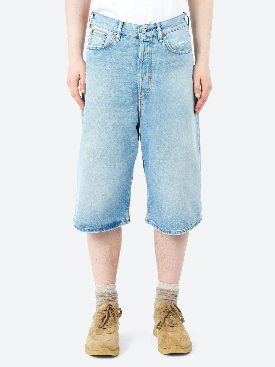 Acne Studios - Judda Vintage Denim Shorts in Light Blue Vintage ...