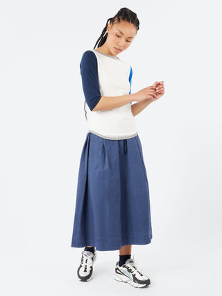 BEAMS BOY Boat Neck T-Shirt