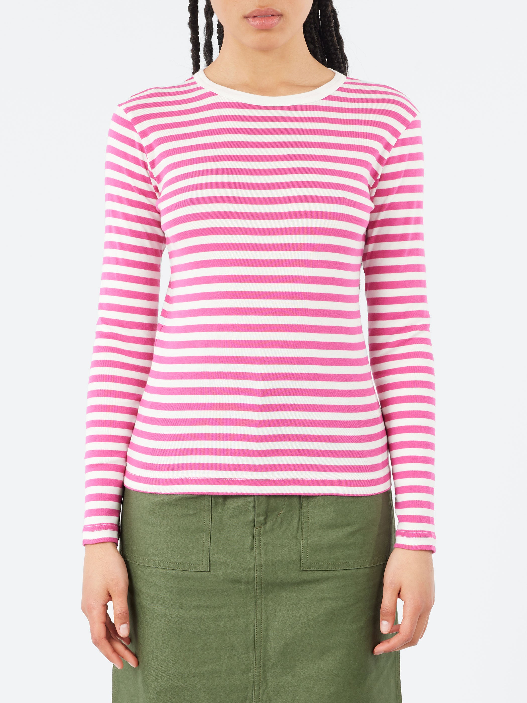 Long Sleeve Border T-Shirt