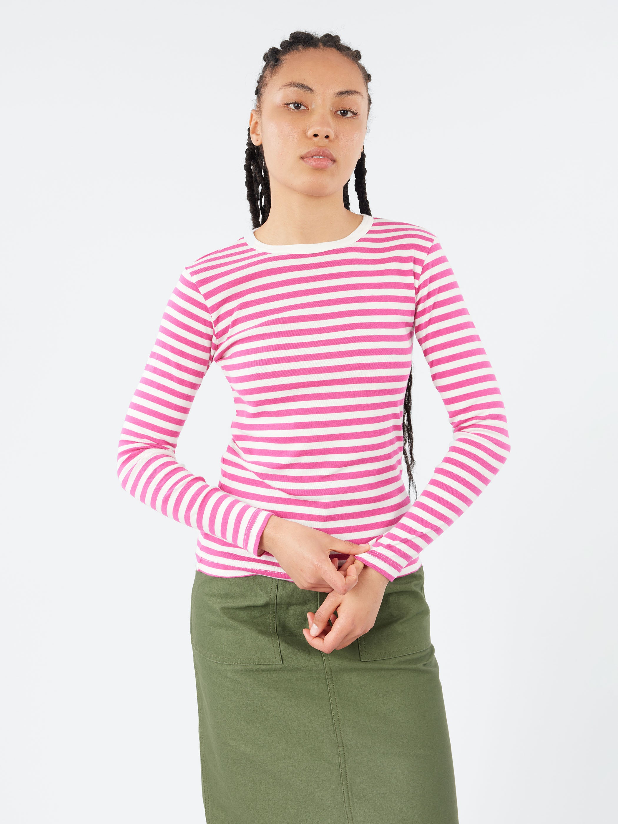 Long Sleeve Border T-Shirt
