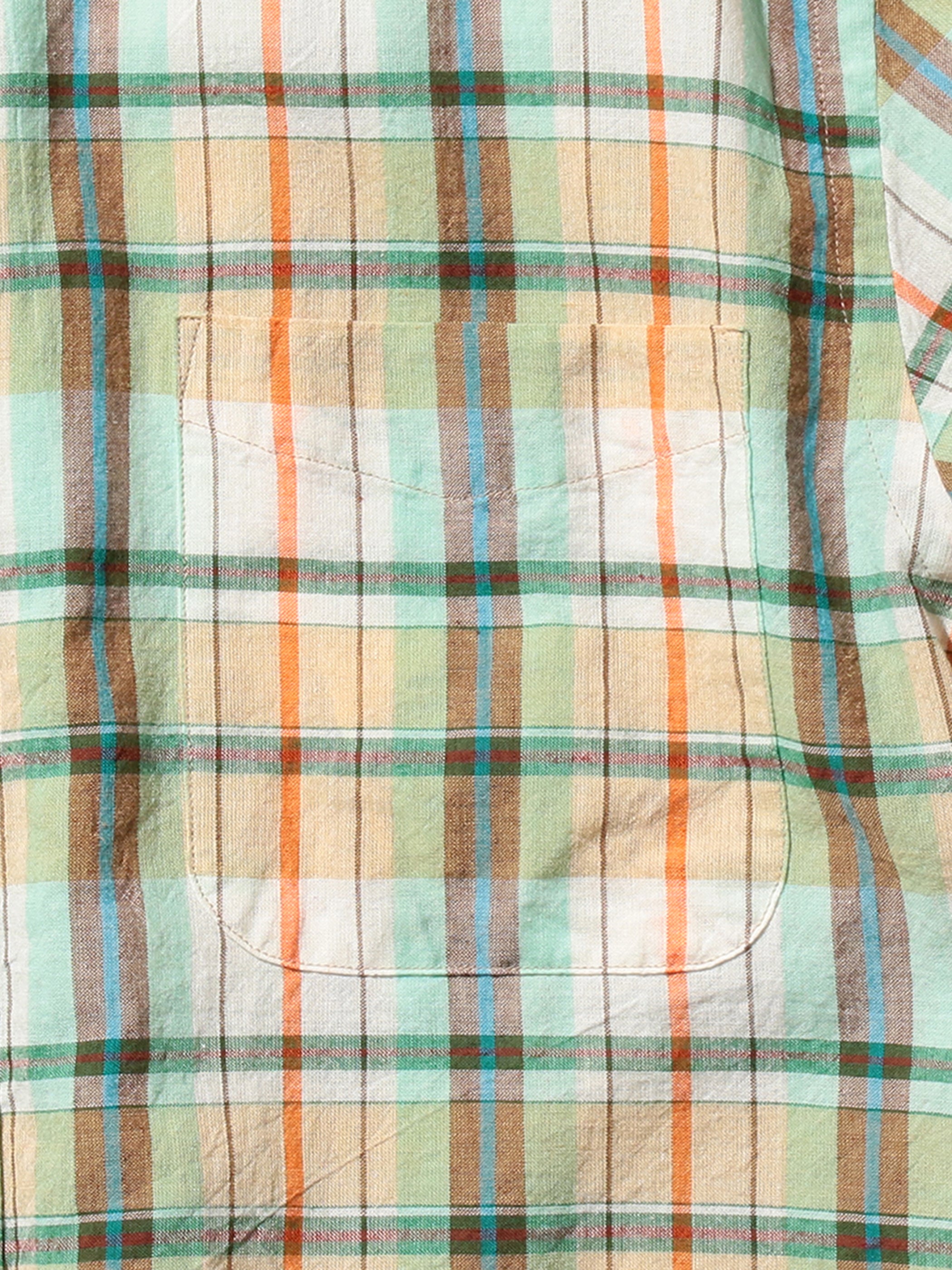 Madras Button Down Shirt
