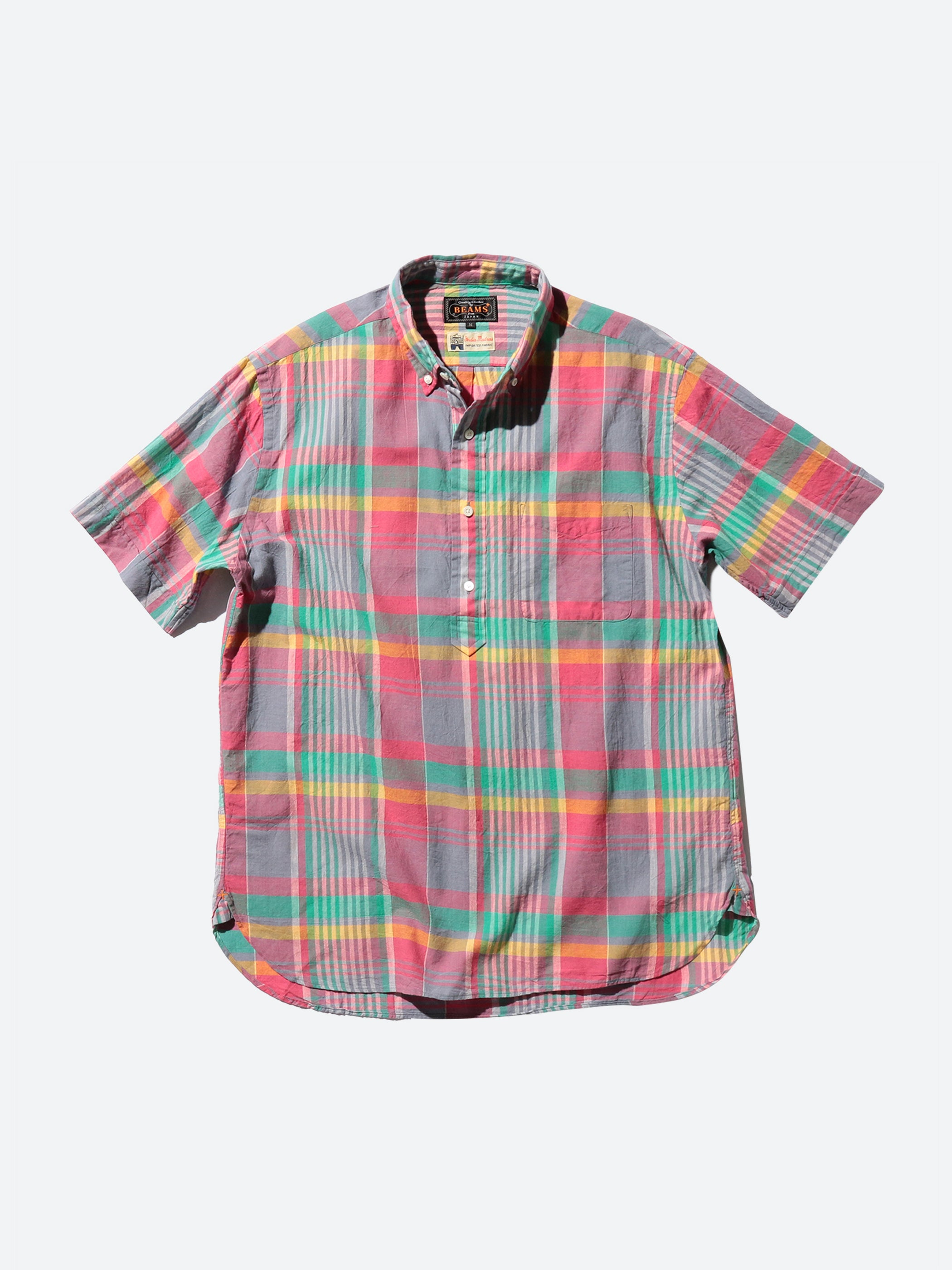 Madras Pullover Shirt