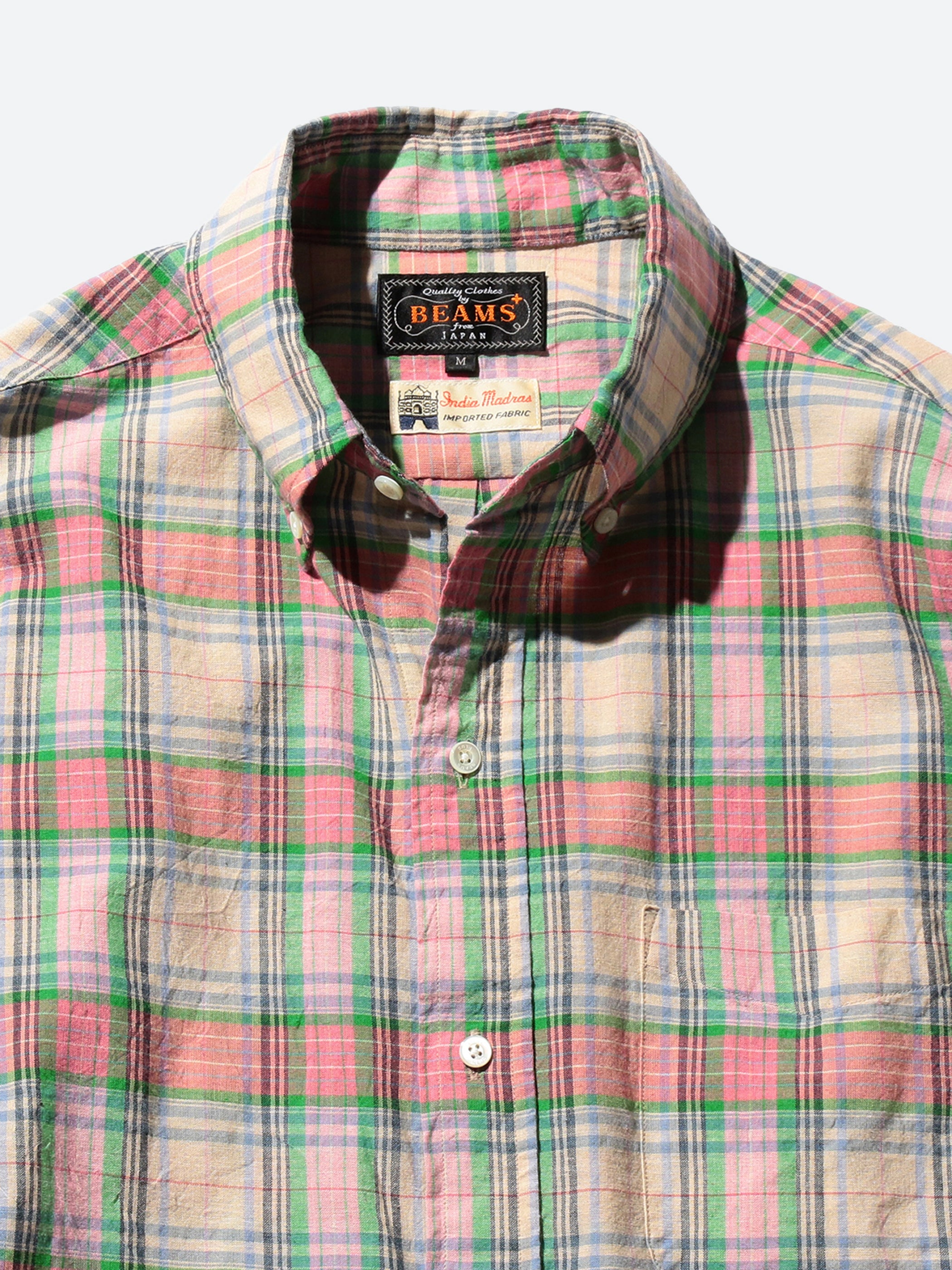 Classic Fit Madras Button-Down Shirt