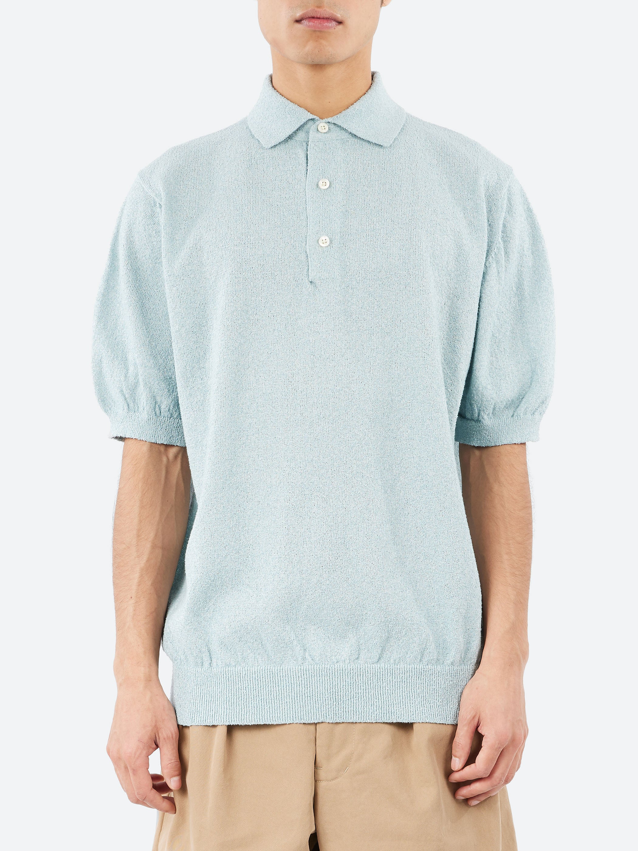 Boucle Knit Polo