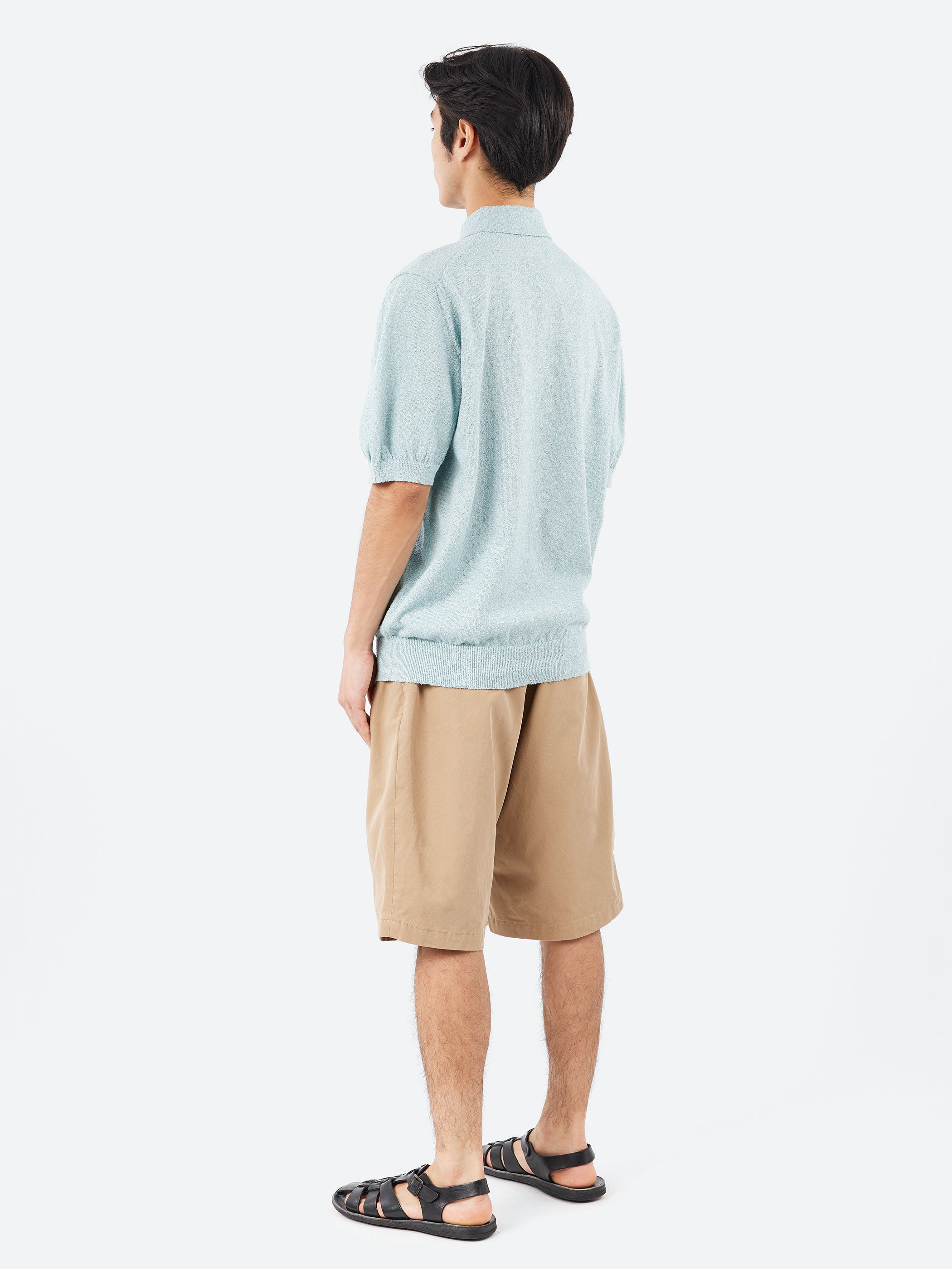 Boucle Knit Polo
