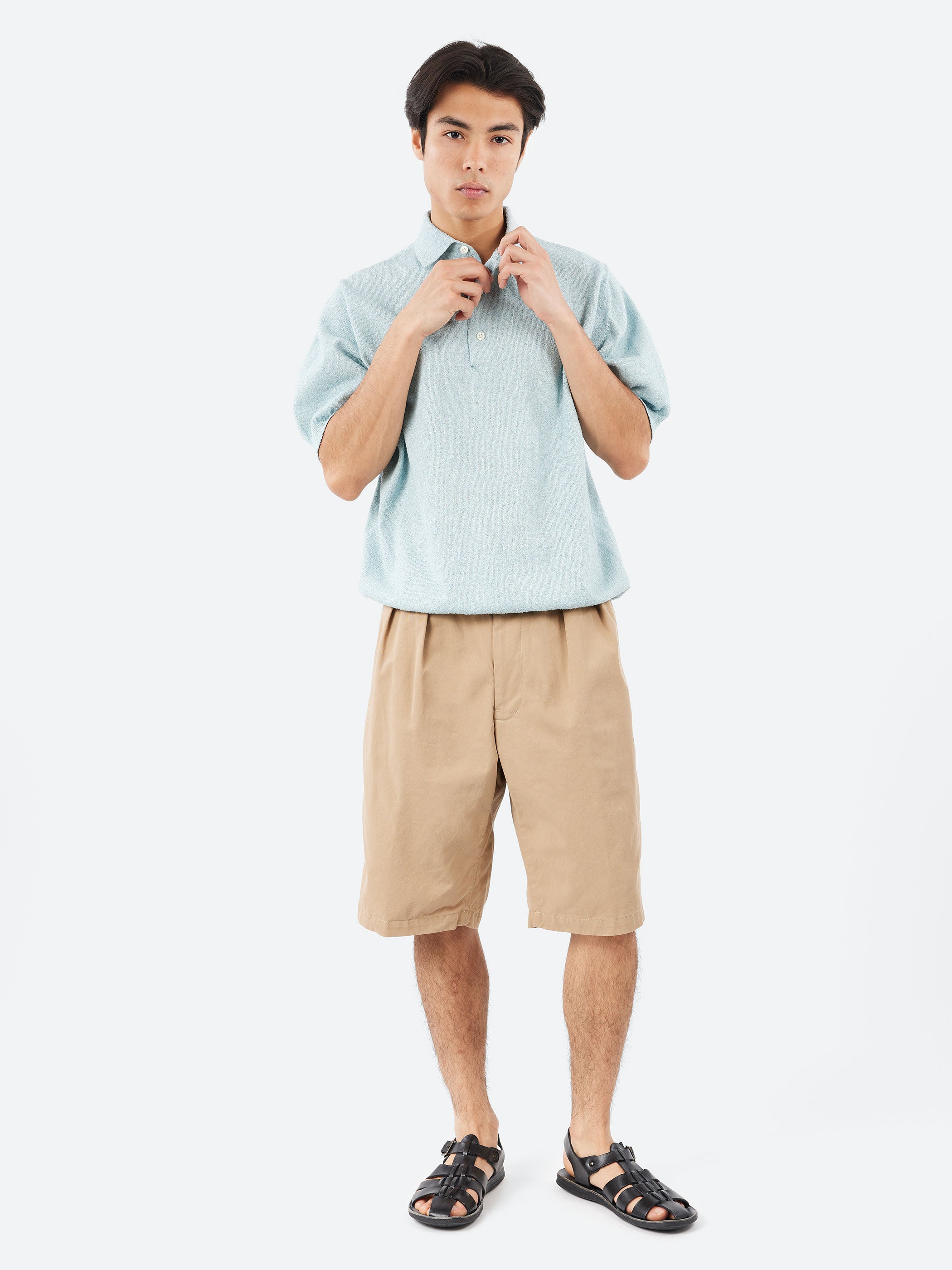 Boucle Knit Polo