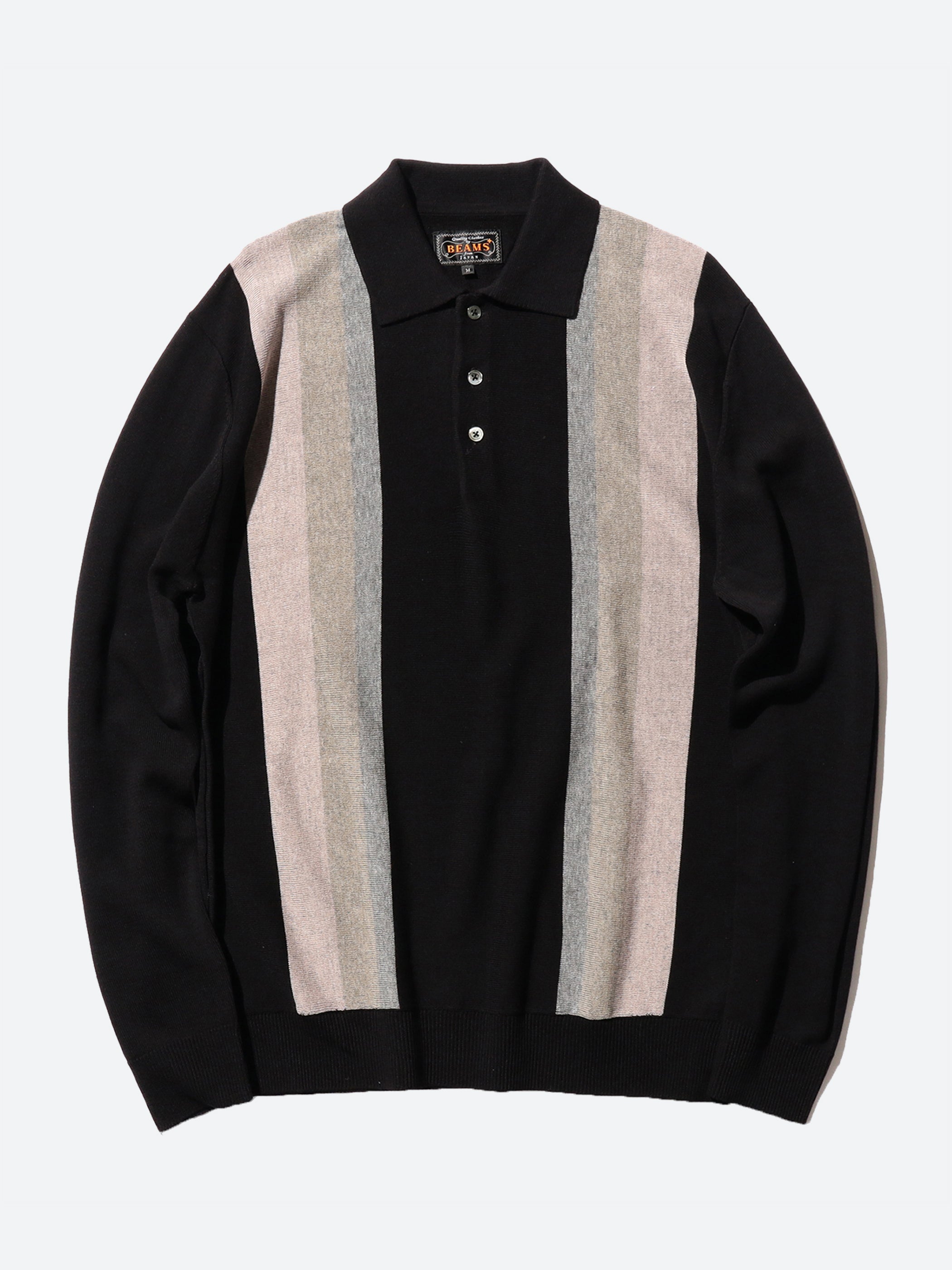 Stripe Knit Polo