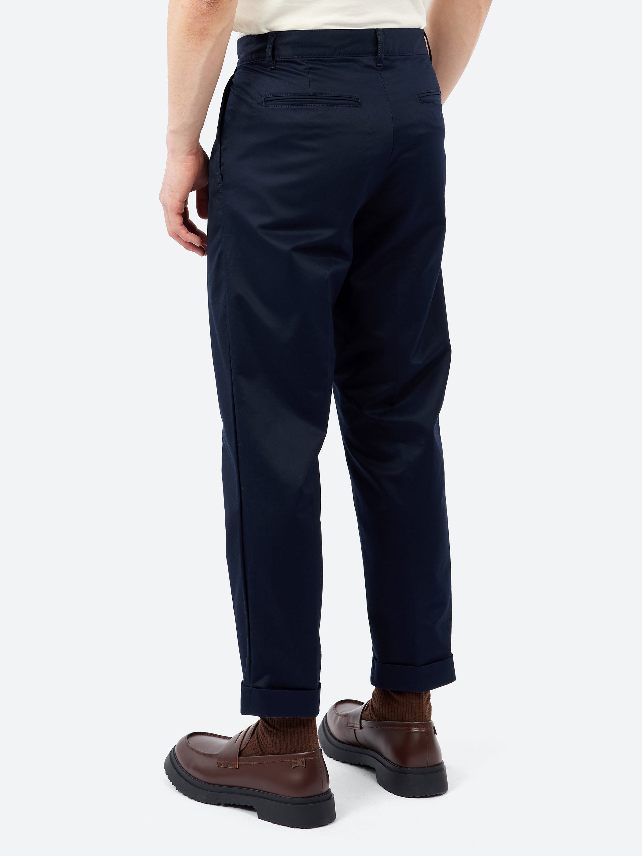 BEAMS PLUS - 1 Pleat Trouser in Navy – gravitypope