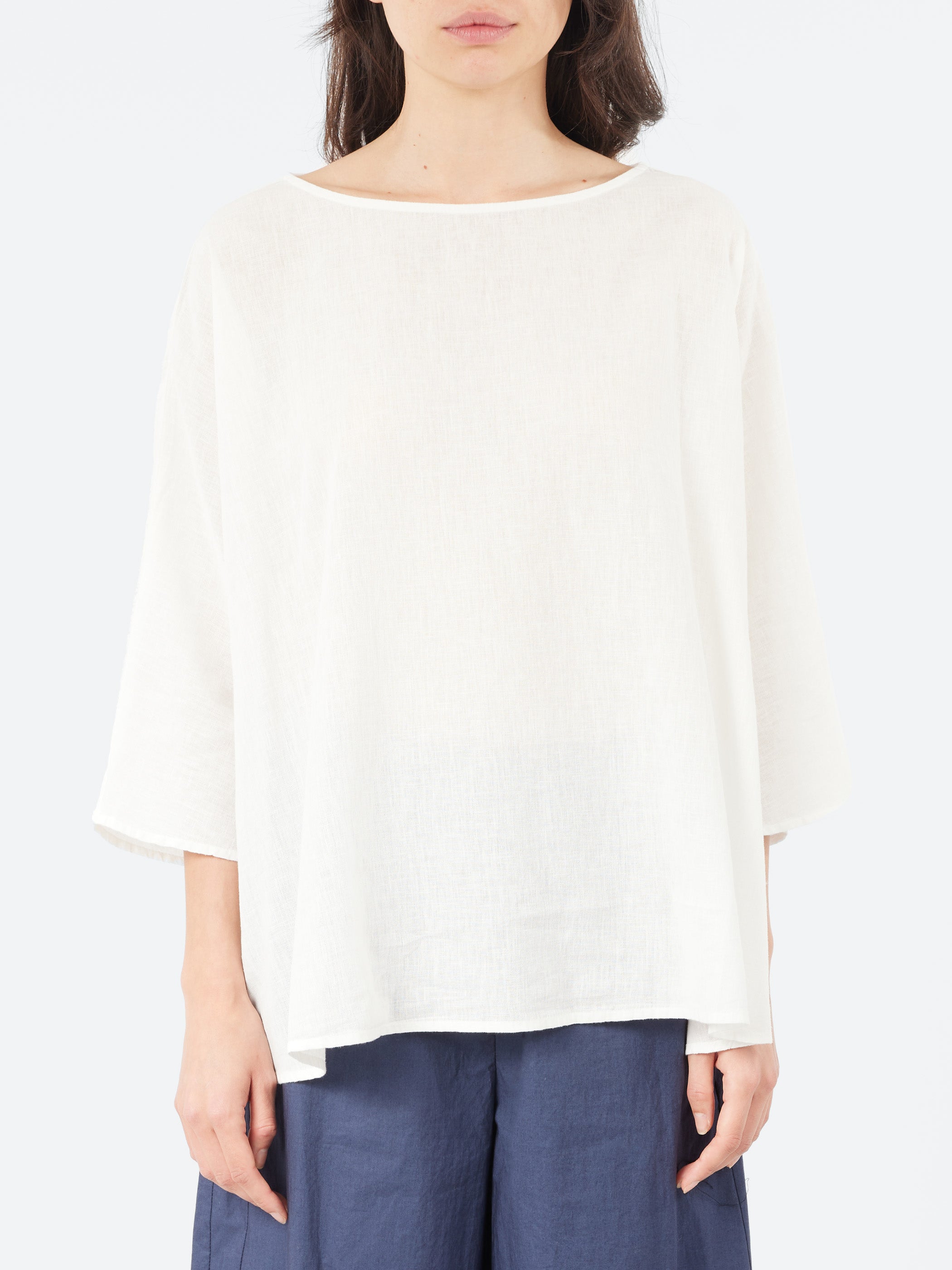 3/4 Sleeves Wide Shirt