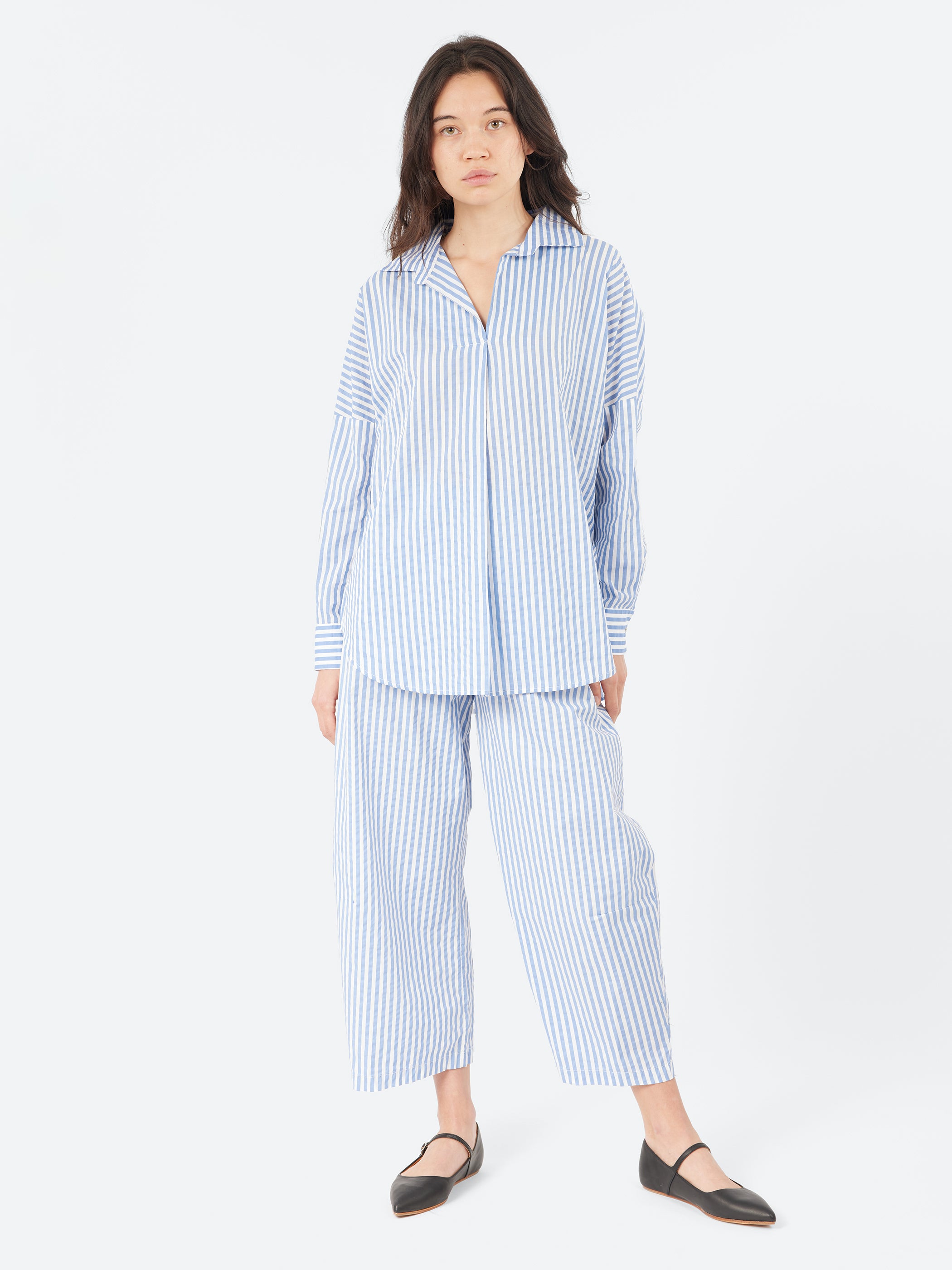 Elastic Pleat Trousers