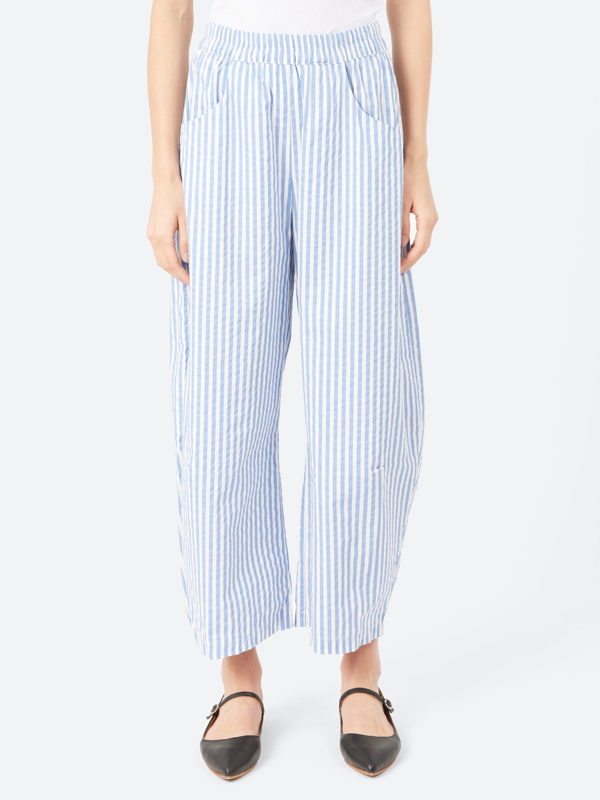 Elastic Pleat Trousers