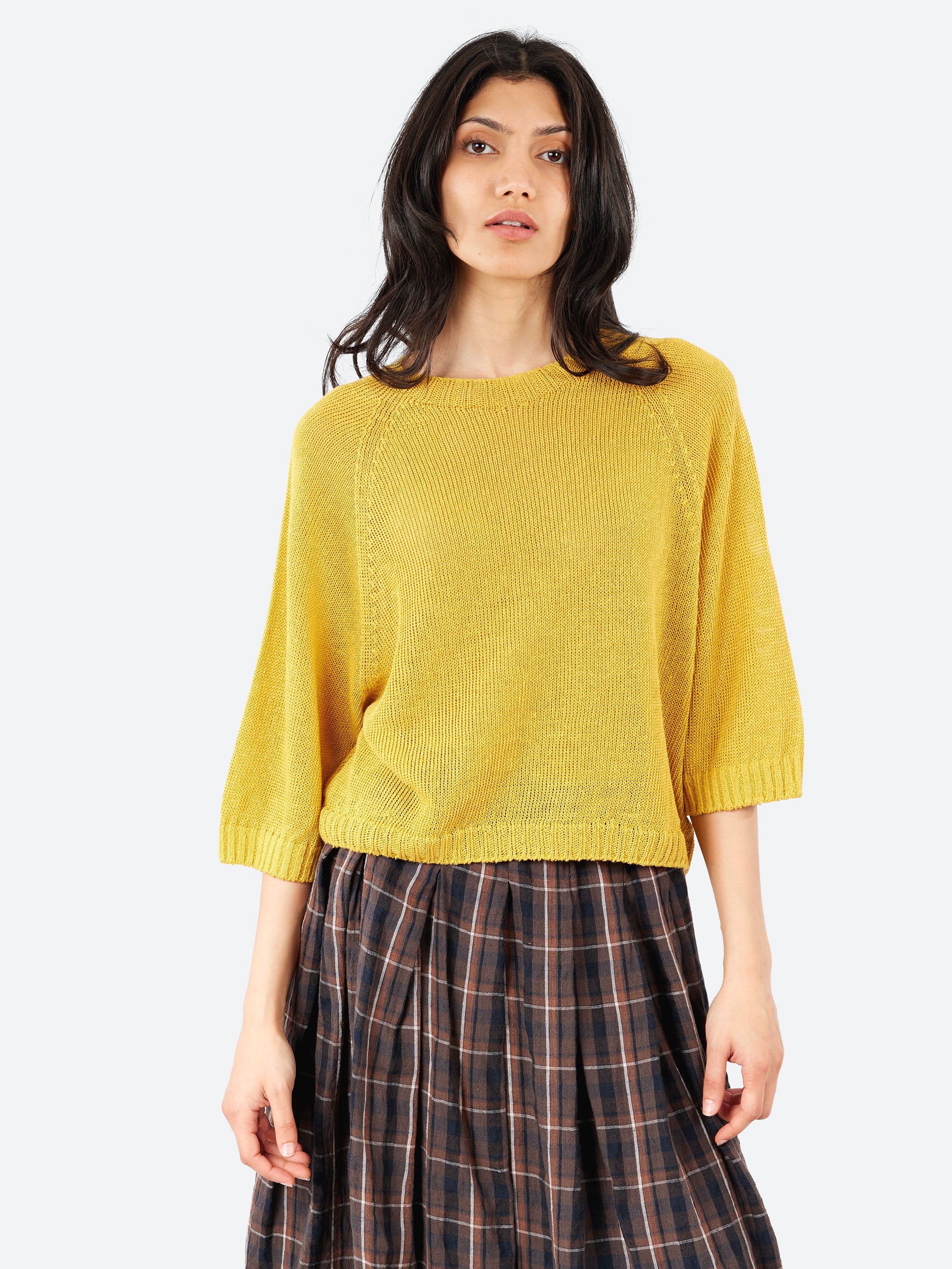 Linen Knit Pullover