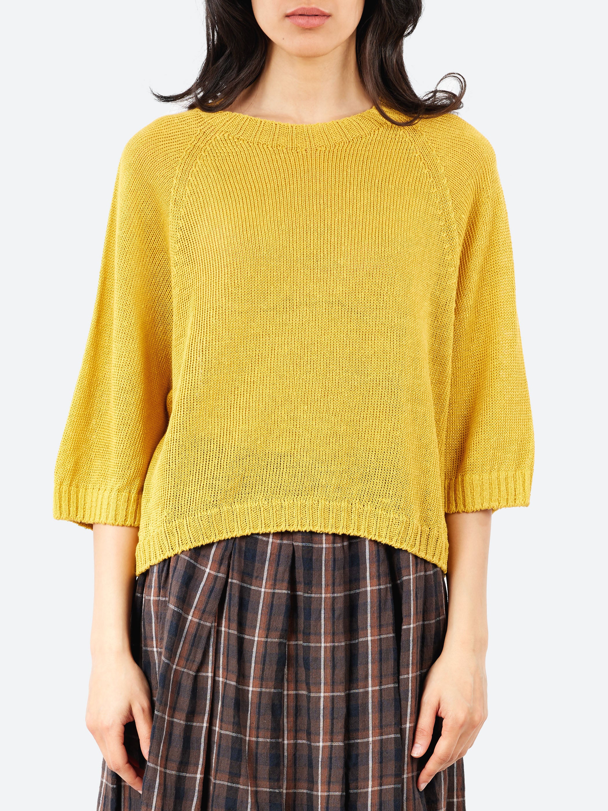 Linen Knit Pullover