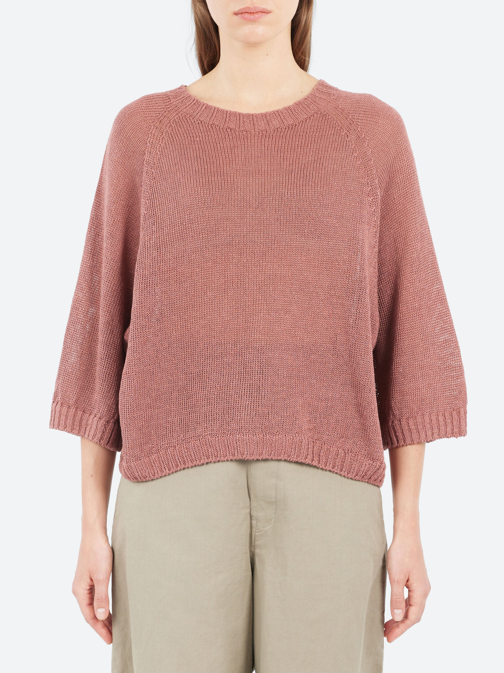Linen Knit Pullover