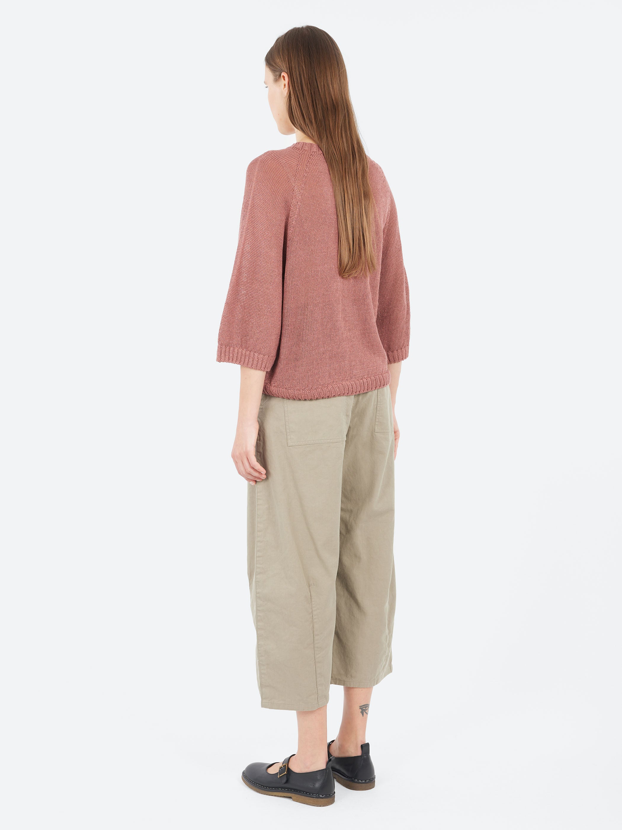 Linen Knit Pullover