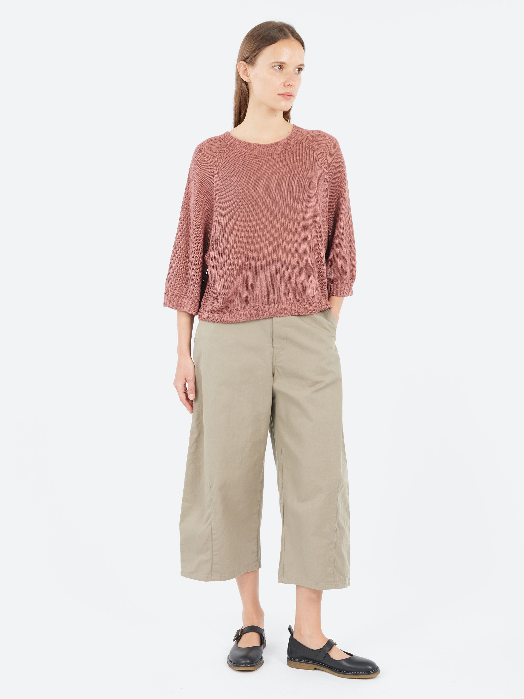 Linen Knit Pullover