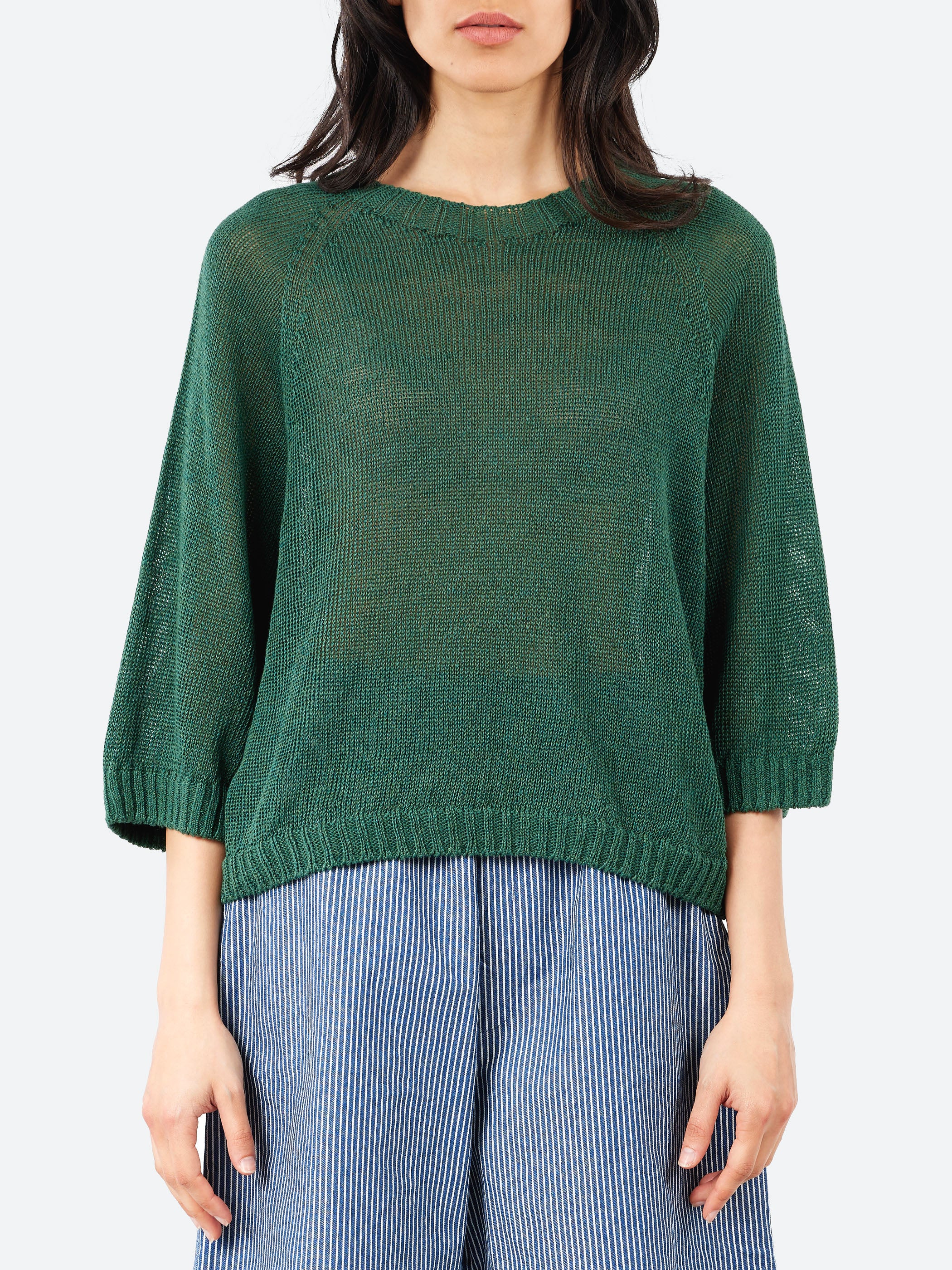 Linen Knit Pullover