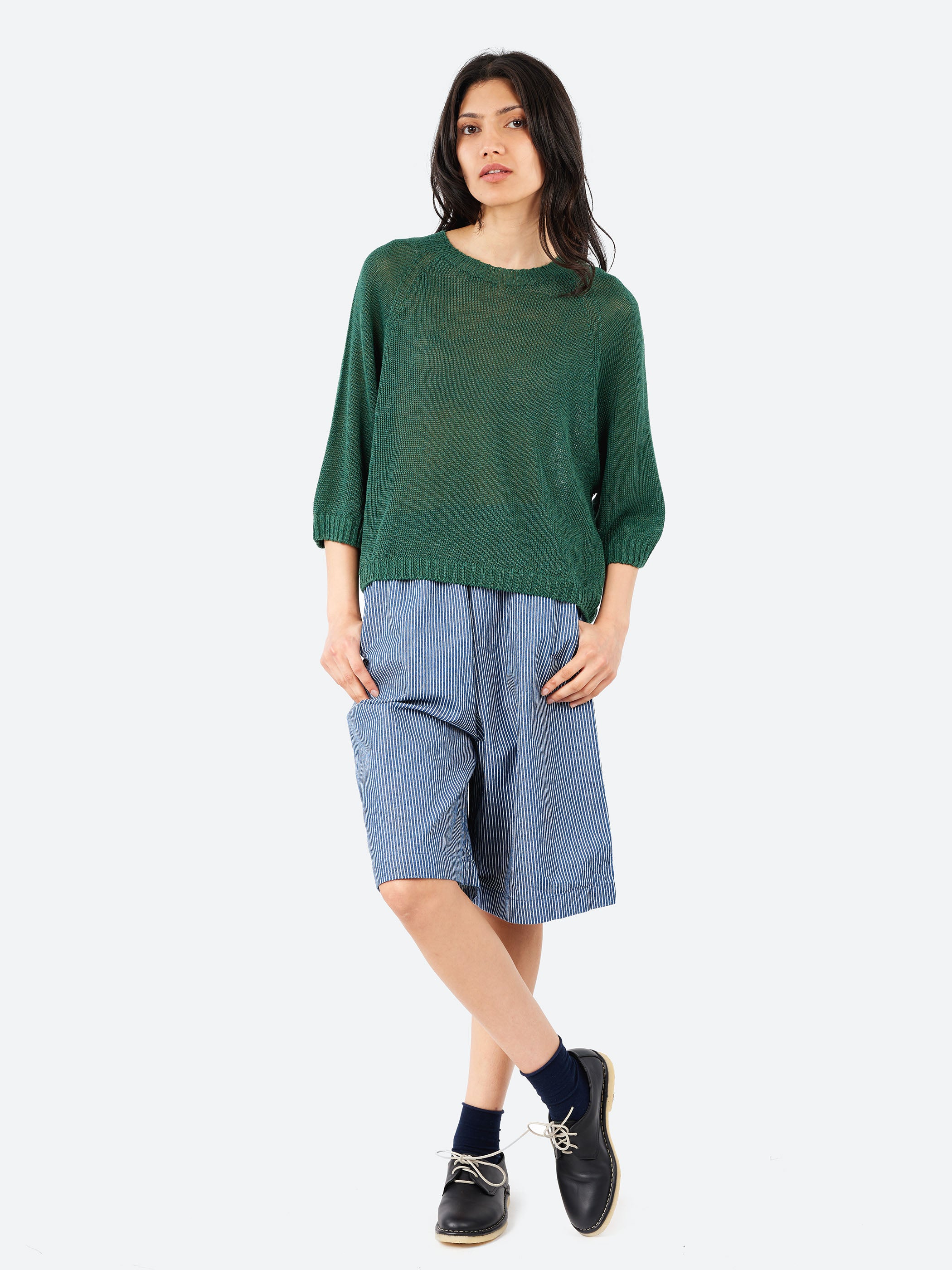 Linen Knit Pullover