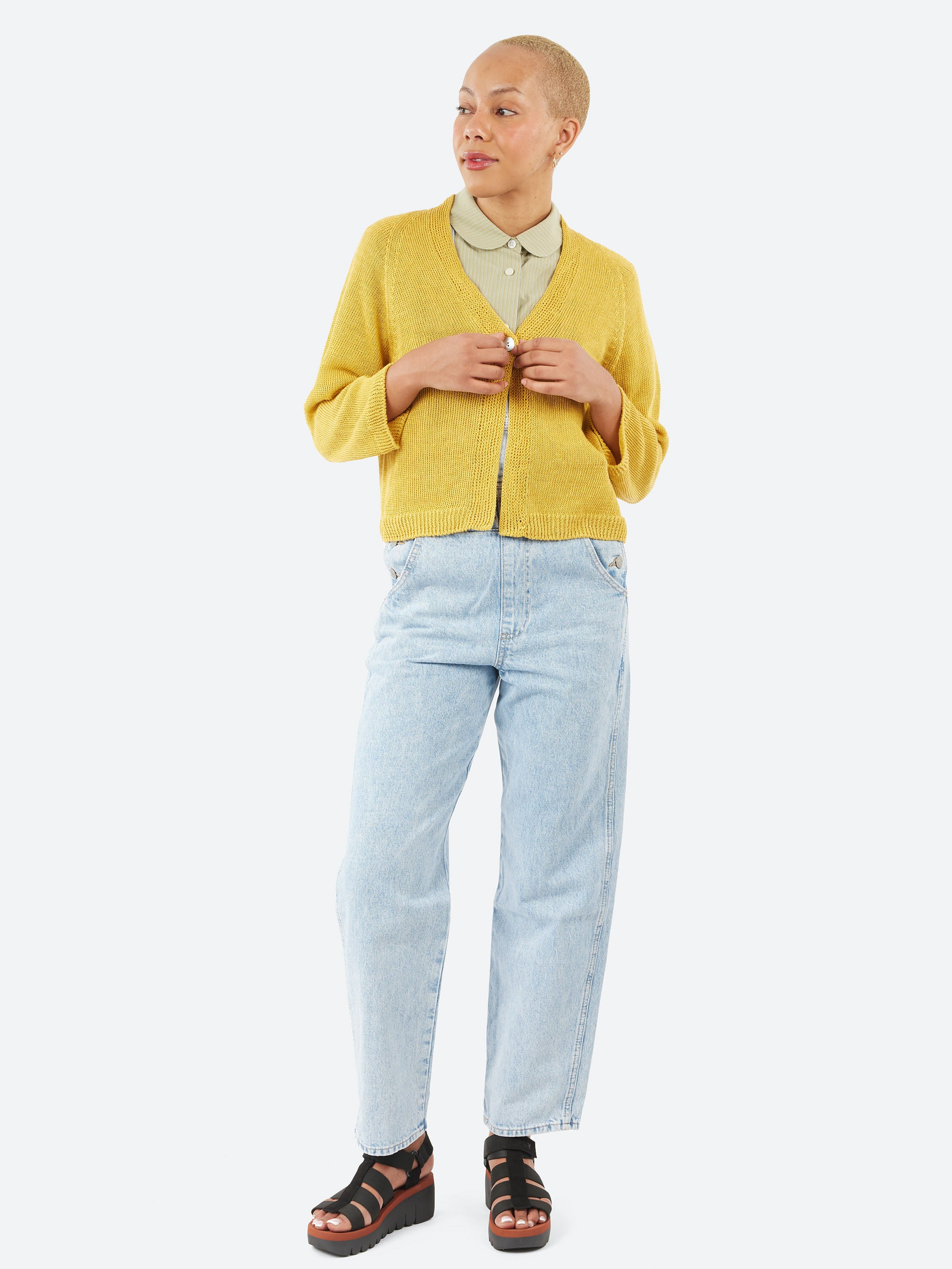 Linen Knit Cardigan