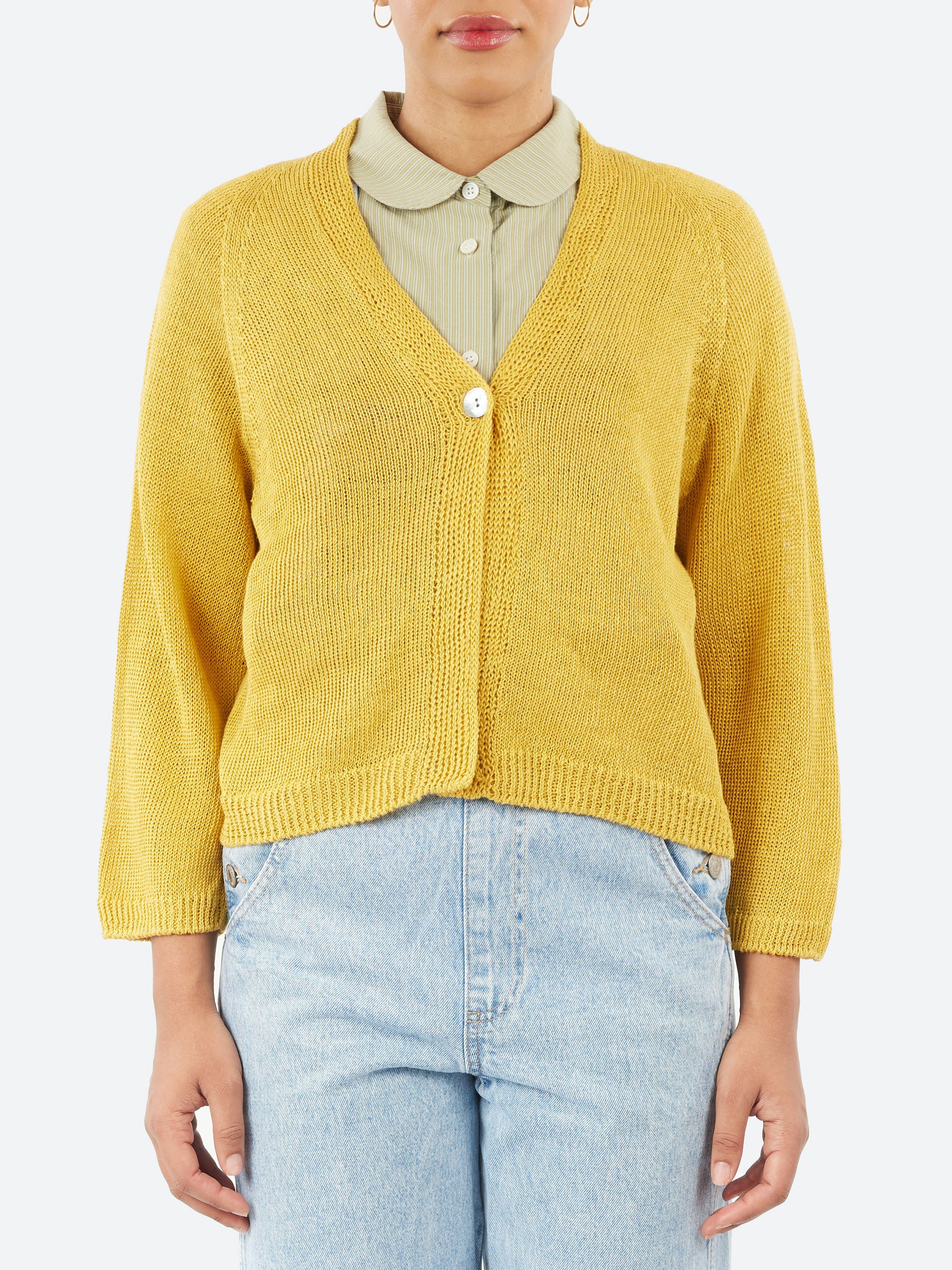Linen Knit Cardigan