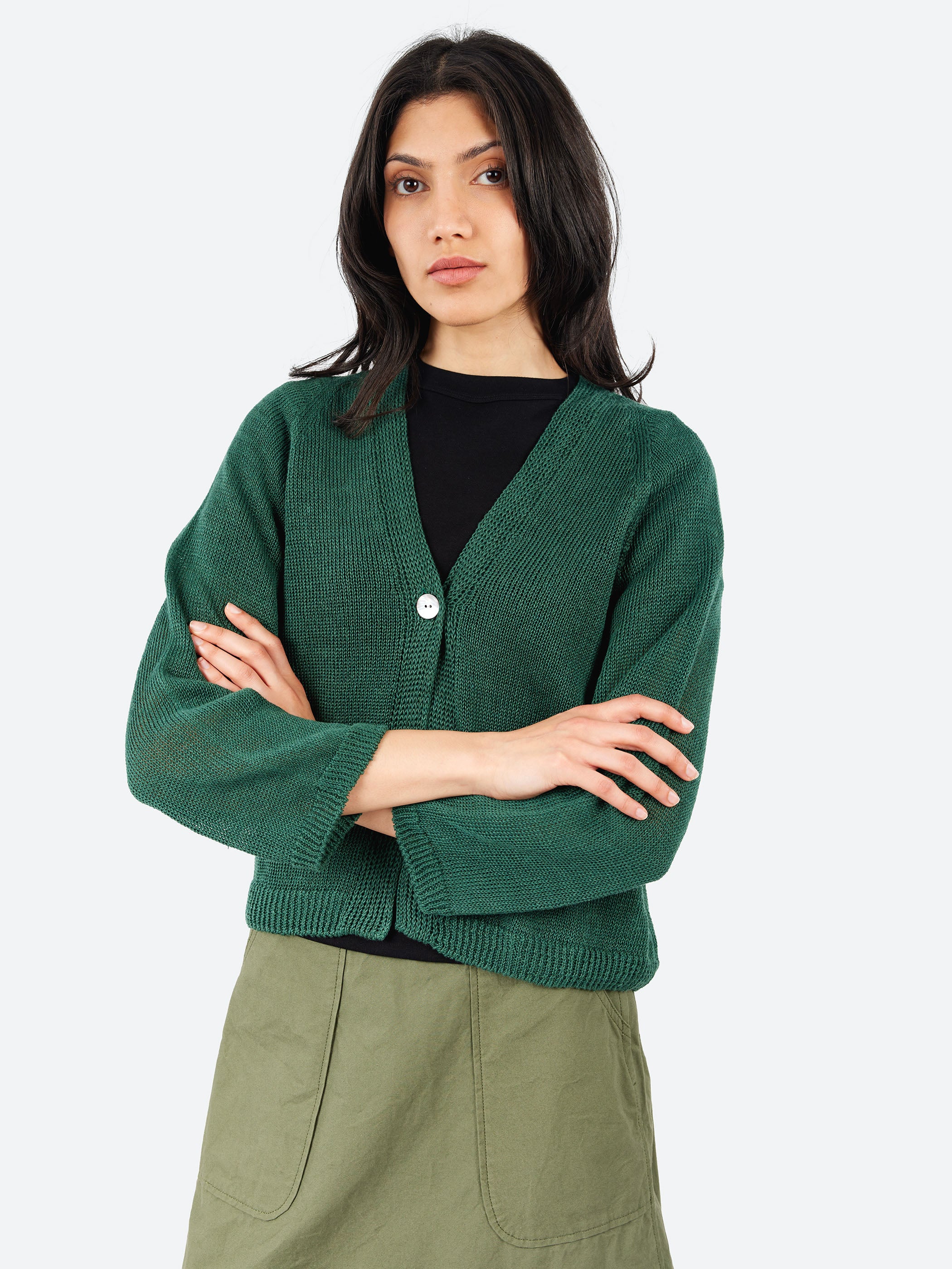 Linen Knit Cardigan