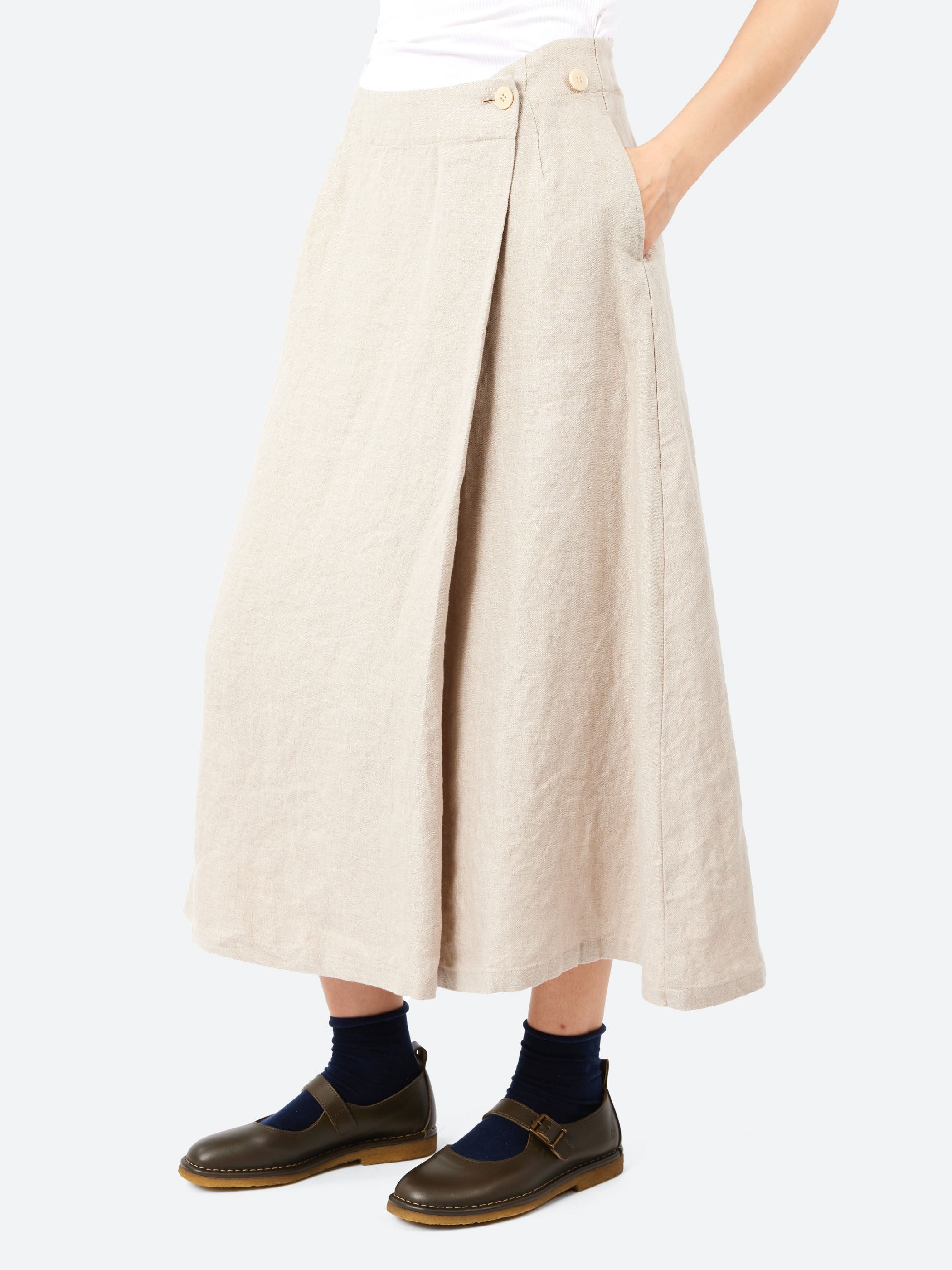 Fake Wrap Skirt