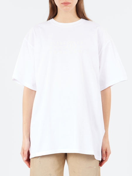 MM6 Maison Margiela - Oversized Numeric T-Shirt in White – gravitypope