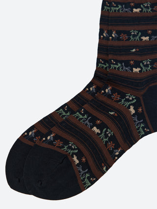 Antipast Parade on Safari Socks