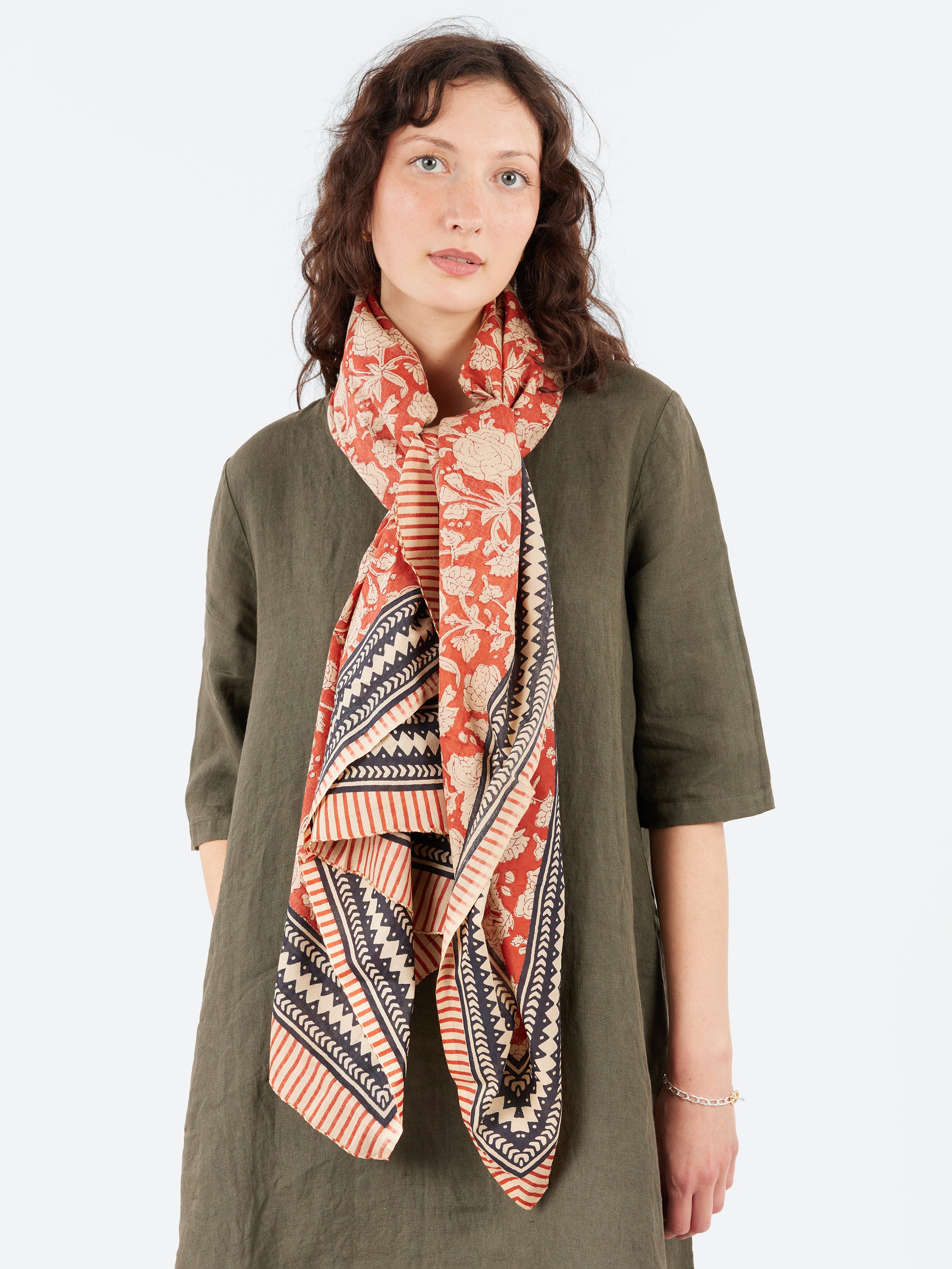 Floral Print Scarf