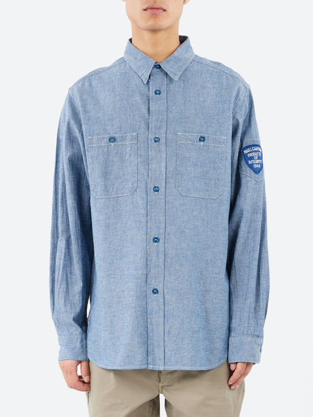 Nigel Cabourn - US Navy Shirt in Indigo – gravitypope