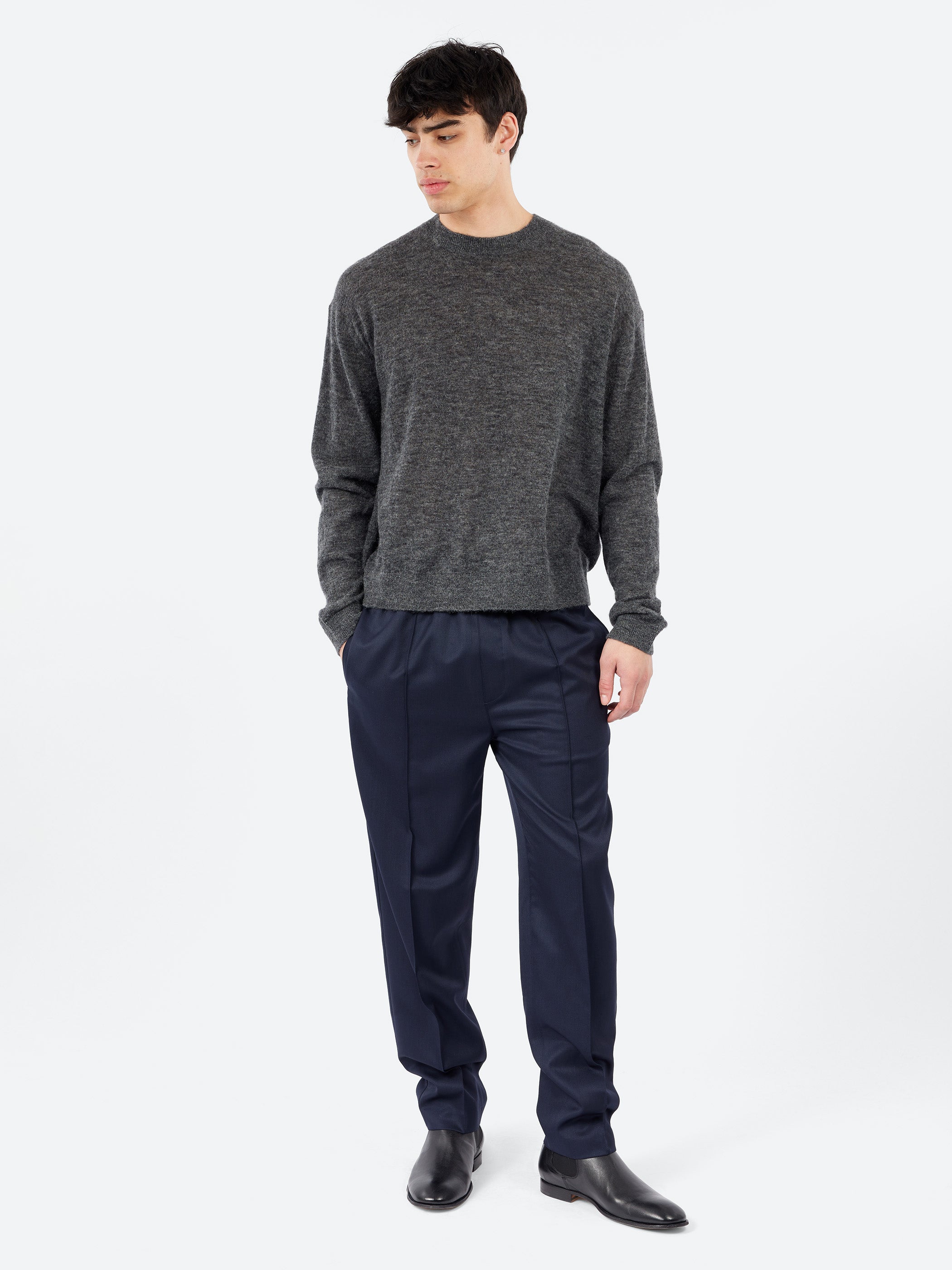 Studio Nicholson - Picco Knit in Charcoal – gravitypope