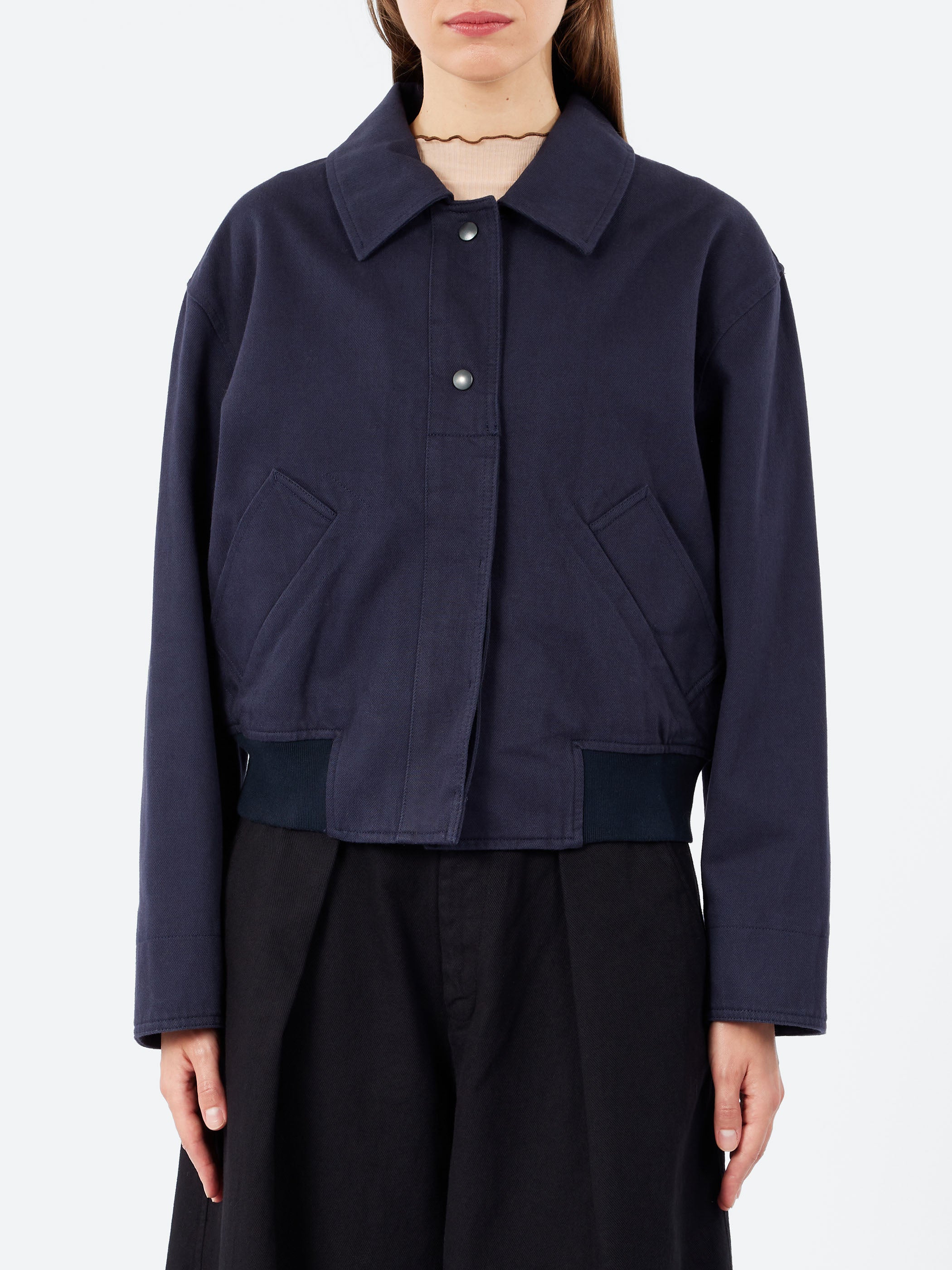 MHL Cropped Bomber Jacket