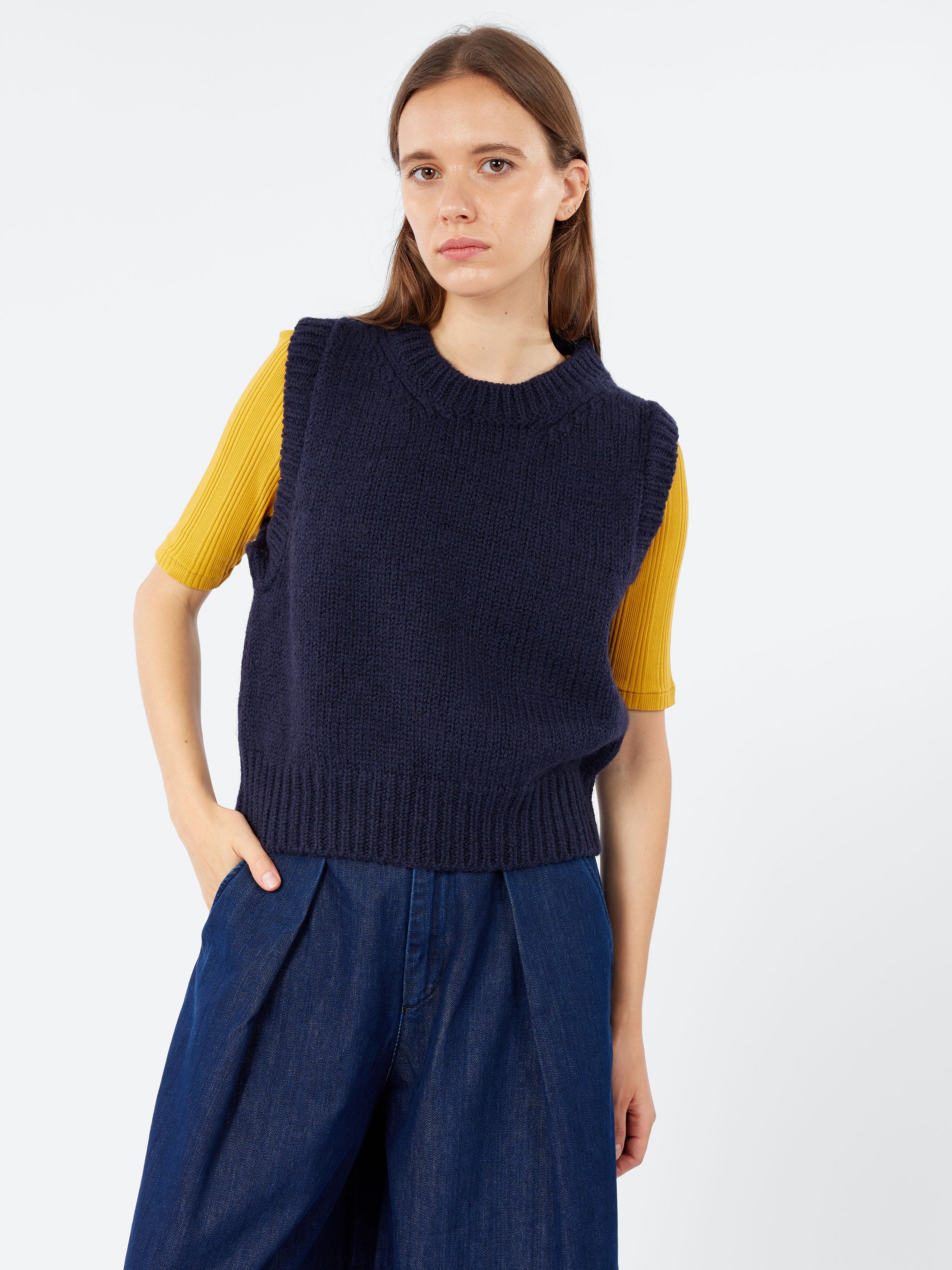 MHL Chunky Crew Neck Slipover